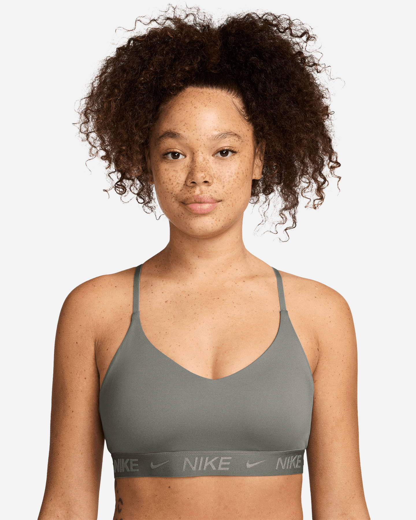 Bra training NIKE DRI FIT INDY W - Verde - 0 | Cisalfa Sport