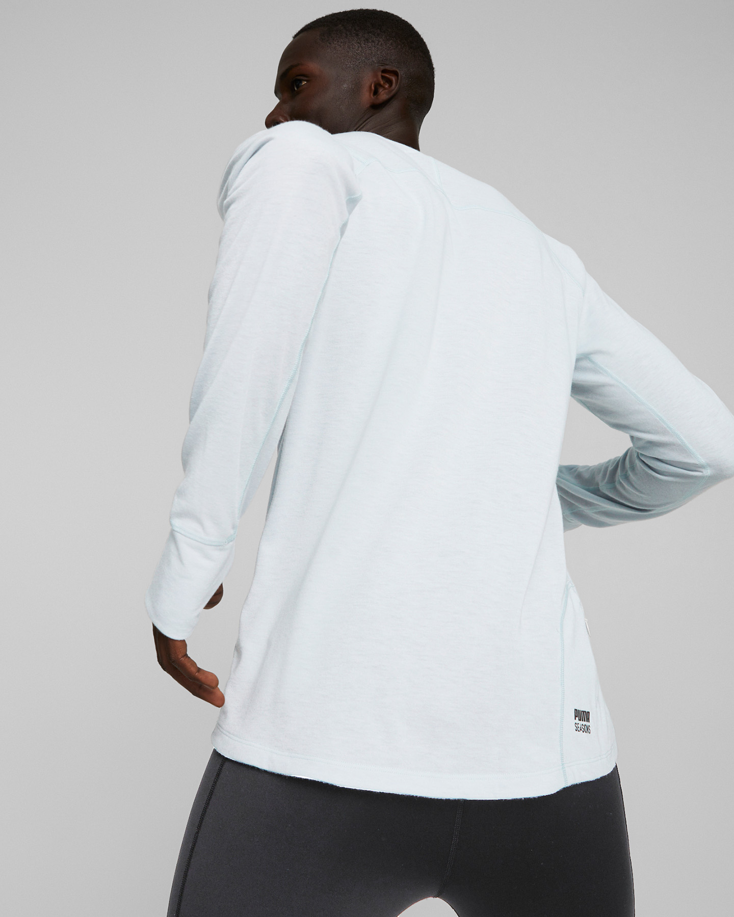 Maglia running PUMA SEASONS WOOL M - Grigio - 3 | Cisalfa Sport