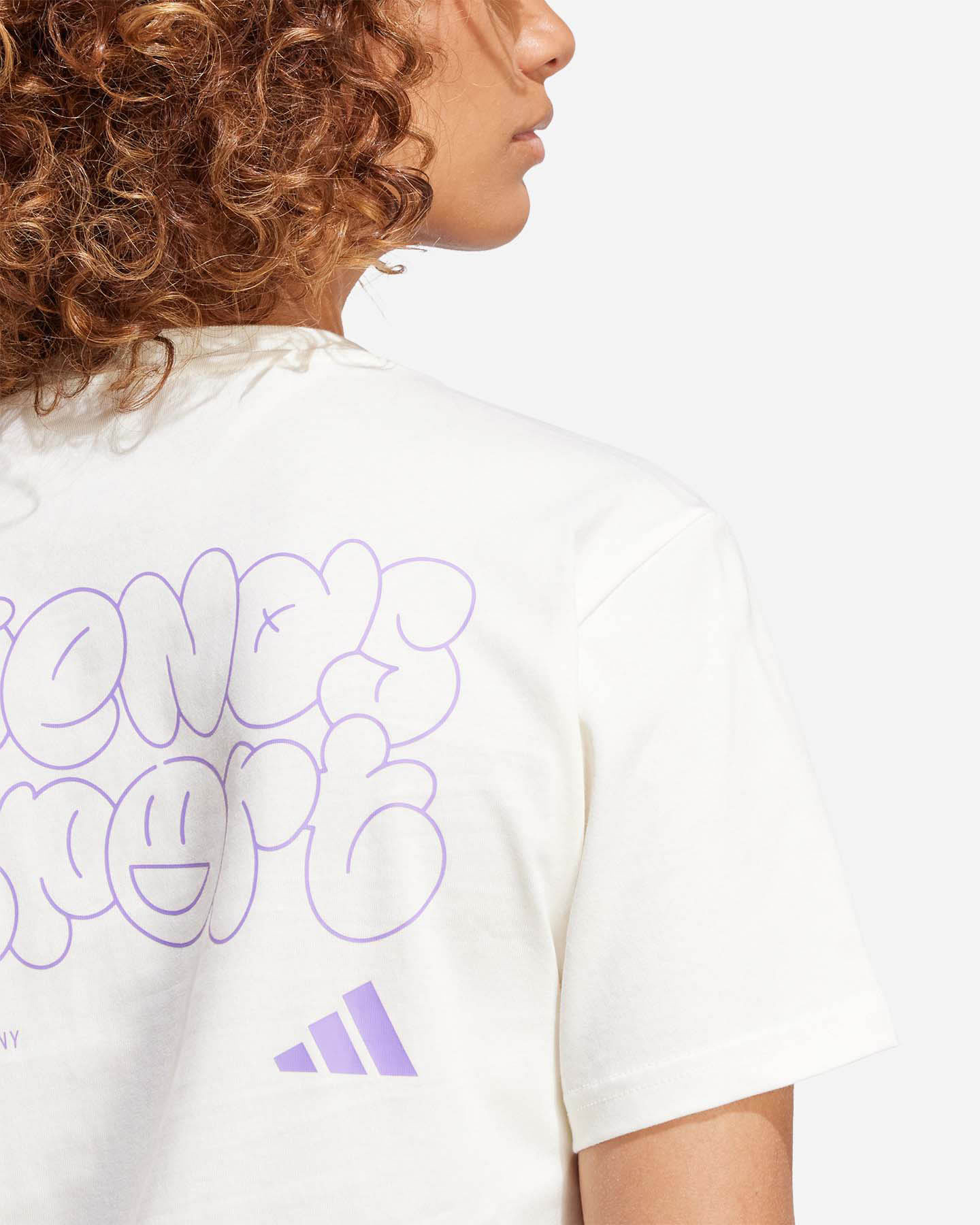 T-shirt ADIDAS GRAPHIC W - Bianco - 4 | Cisalfa Sport
