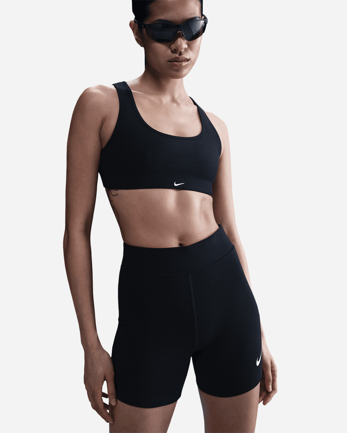 Pantaloncini NIKE SMALL LOGO 5IN W - Nero - 2 | Cisalfa Sport