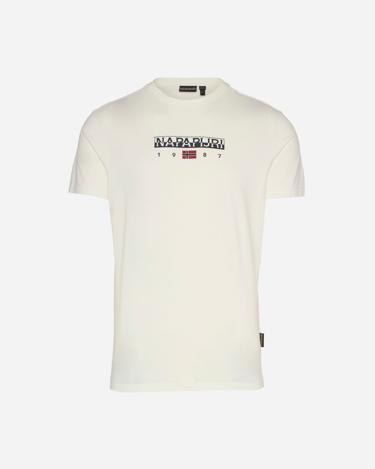 T-shirt NAPAPIJRI LOGO FLAG LOWEN M - Bianco - 0 | Cisalfa Sport