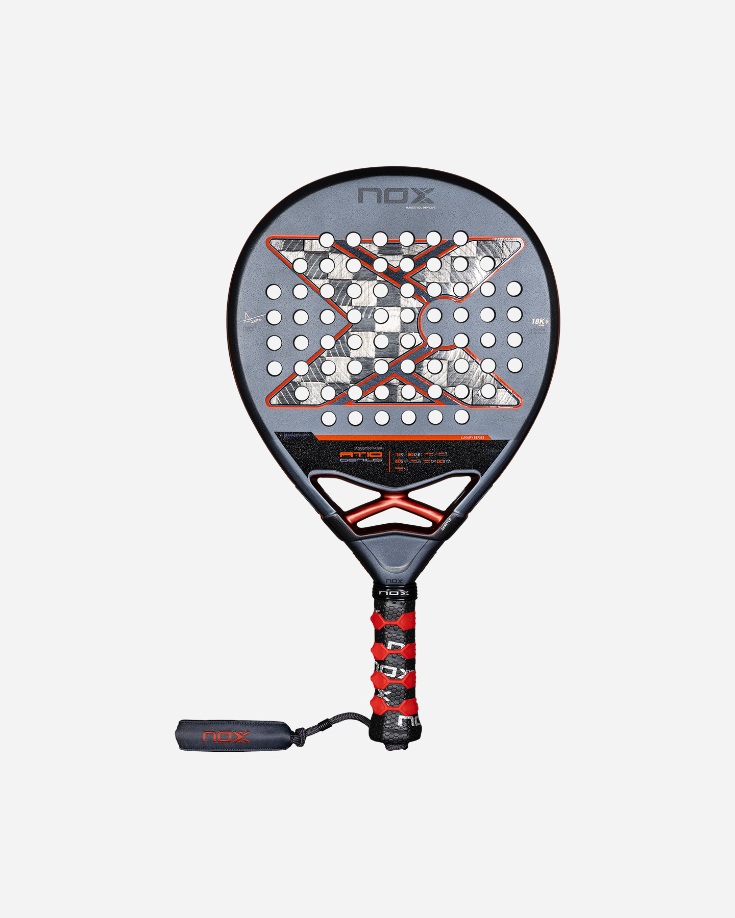 Racchetta padel performance NOX AT10 GENIUS 18K - Nero - 0 | Cisalfa Sport
