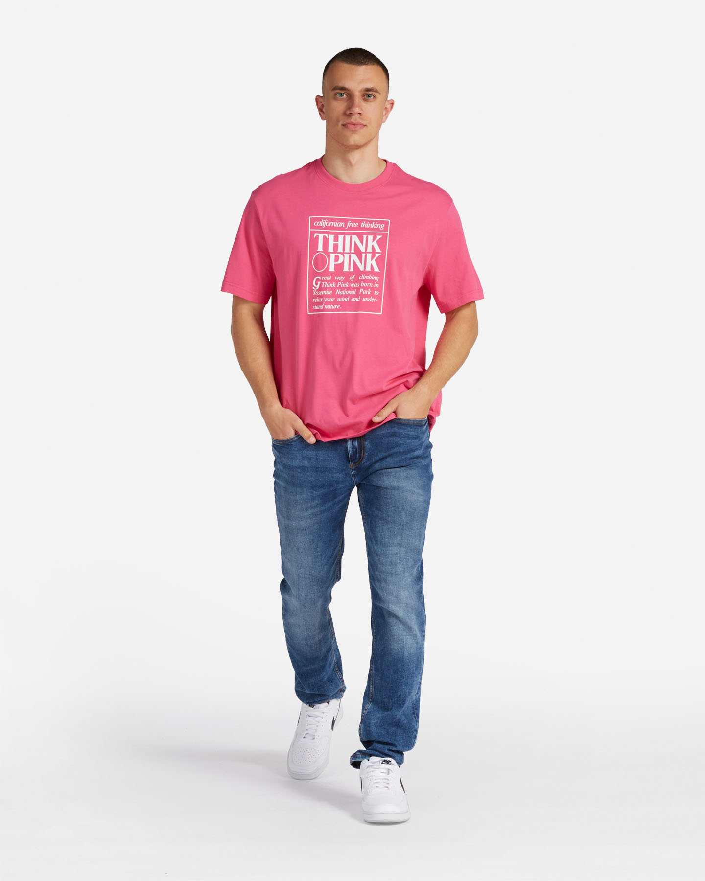 T-shirt THINK PINK BIG LOGO M - Rosa - 3 | Cisalfa Sport