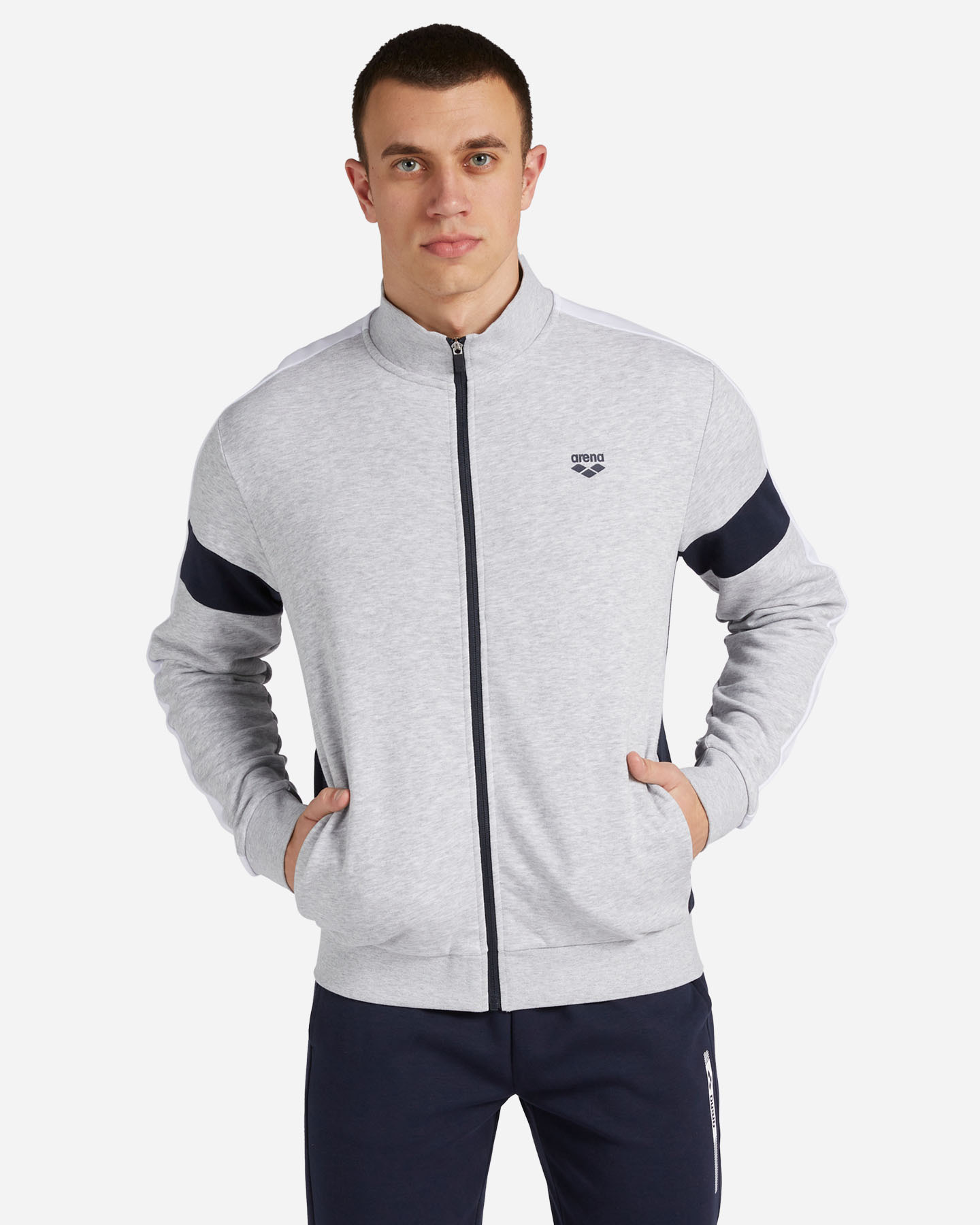 Felpa ARENA ATHLETICS M - Grigio - 0 | Cisalfa Sport