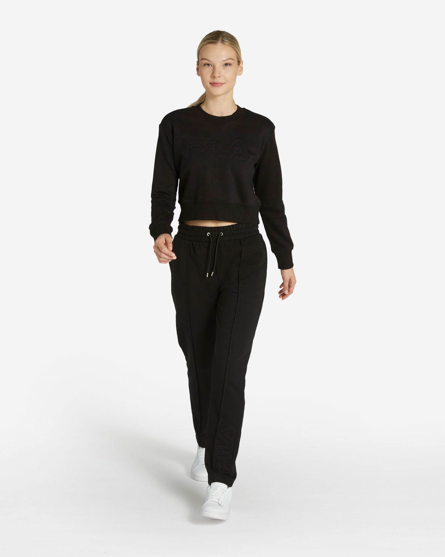 Felpa FILA GLAM ROCK ESSENTIAL W - Nero - 3 | Cisalfa Sport