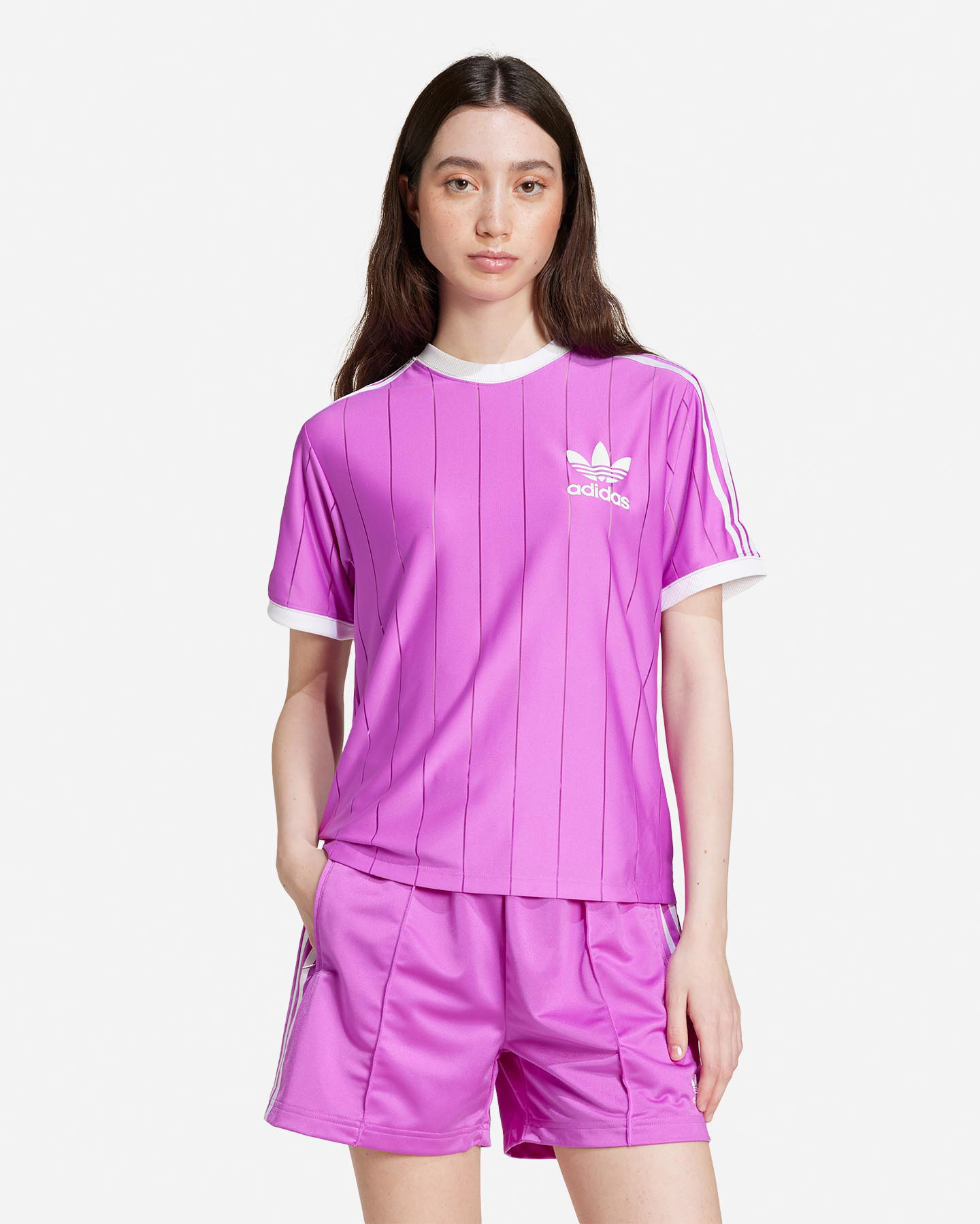T-shirt ADIDAS ORIGINAL 3STRIPES W - Fucsia - 1 | Cisalfa Sport