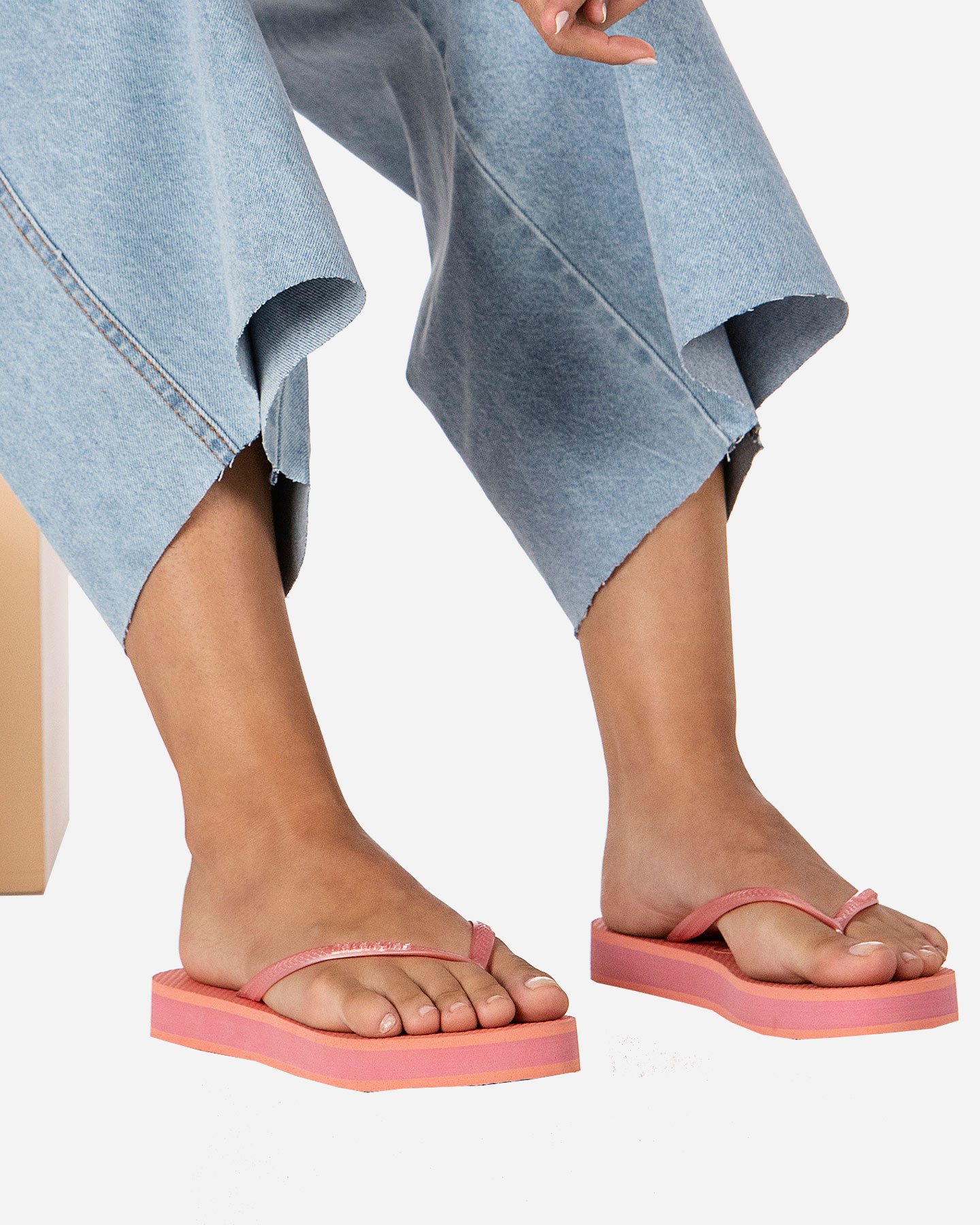 Infradito HAVAIANAS FLATFORM W - Rosa - 5 | Cisalfa Sport