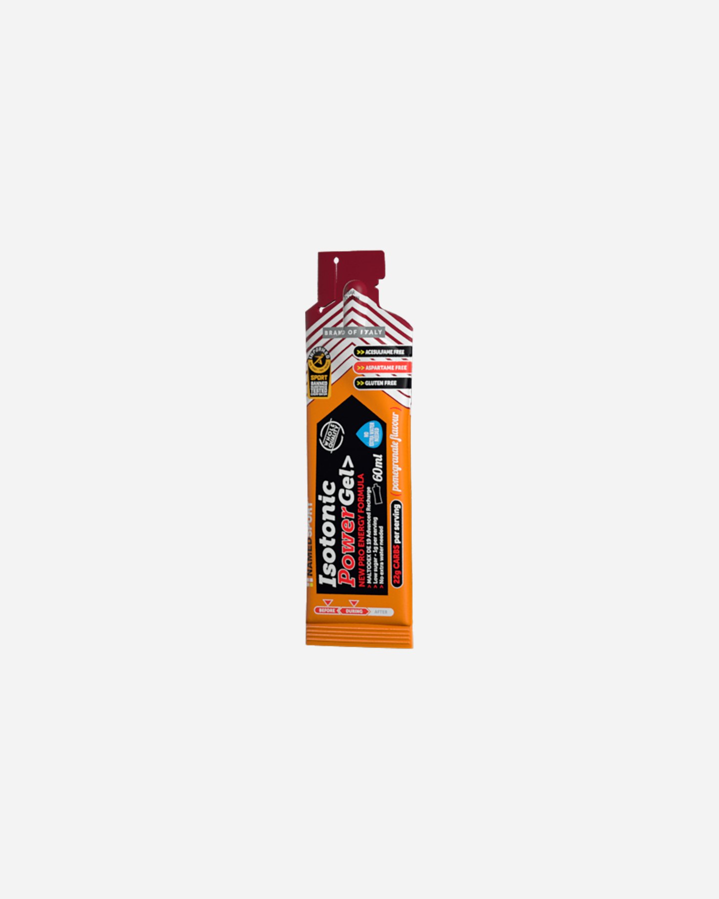 Energetico NAMED SPORT ISOTONIC POWER GEL POMEGRANATE 60ML  - 0 | Cisalfa Sport