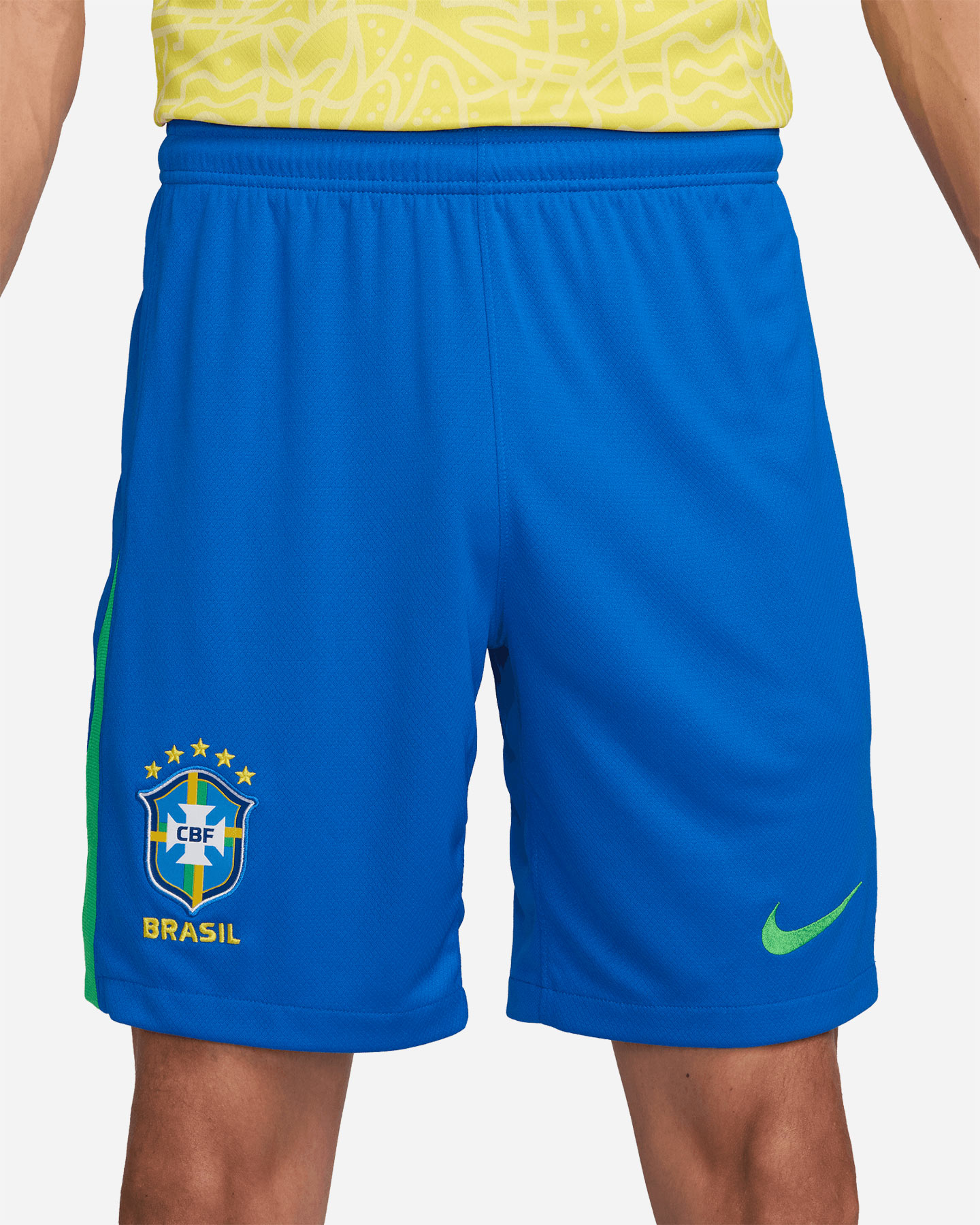Pantaloncini calcio ufficiali NIKE DRI FIT BRASILE HOME 23-24 M - Blu - 1 | Cisalfa Sport