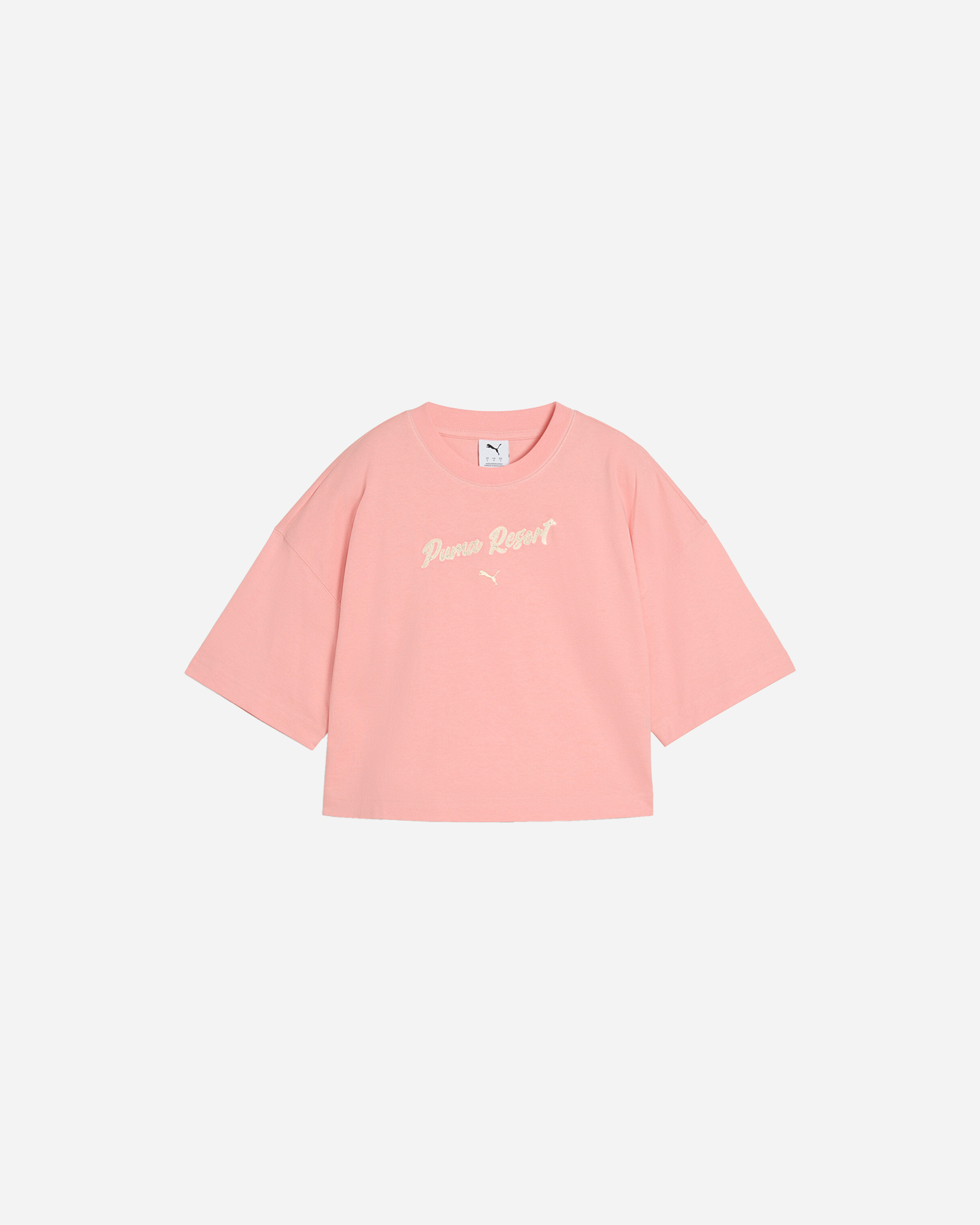 T-shirt PUMA CROP PREMIUM W - Rosa - 0 | Cisalfa Sport