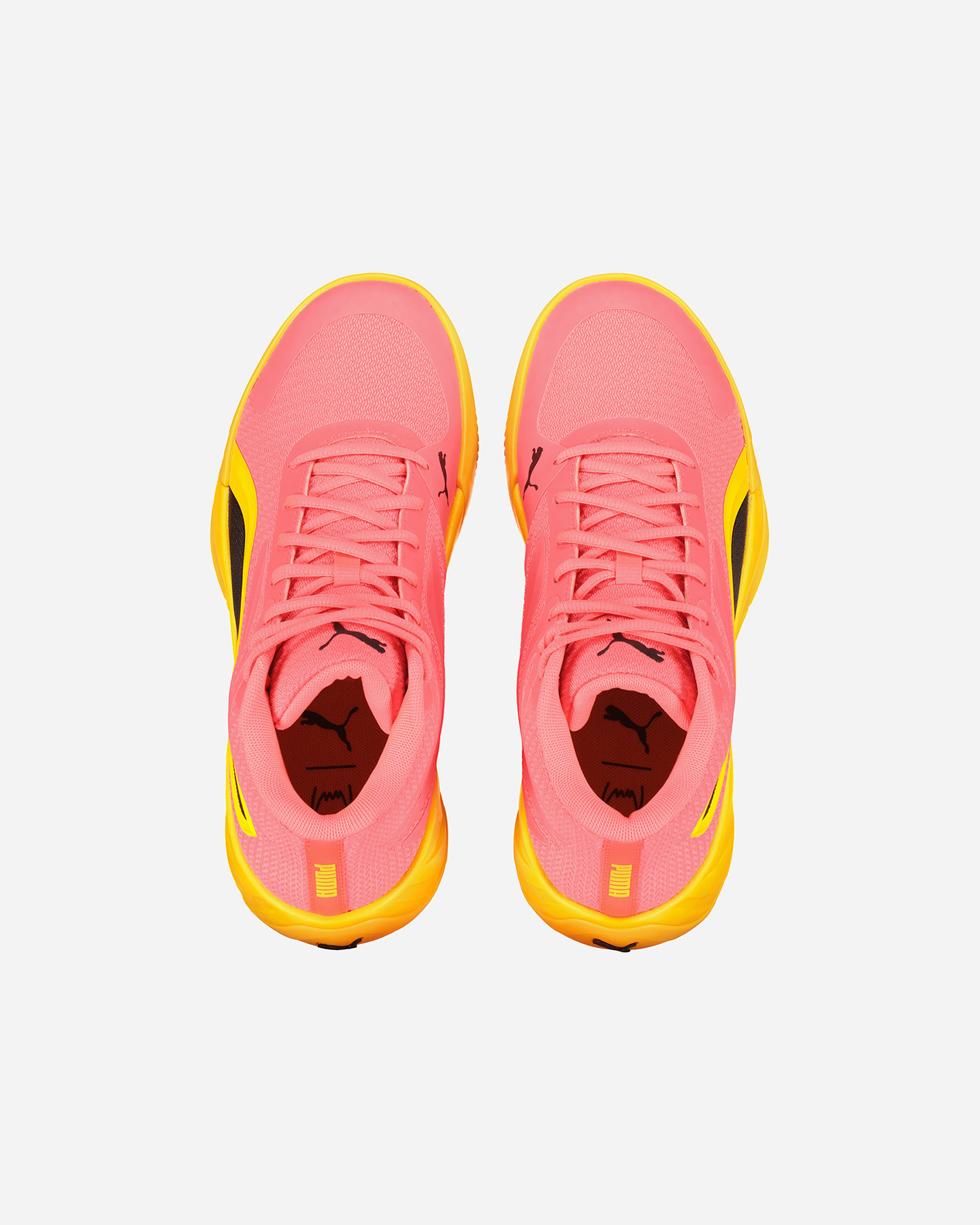Scarpe basket PUMA COURT PRO GS JR - Arancione - 3 | Cisalfa Sport