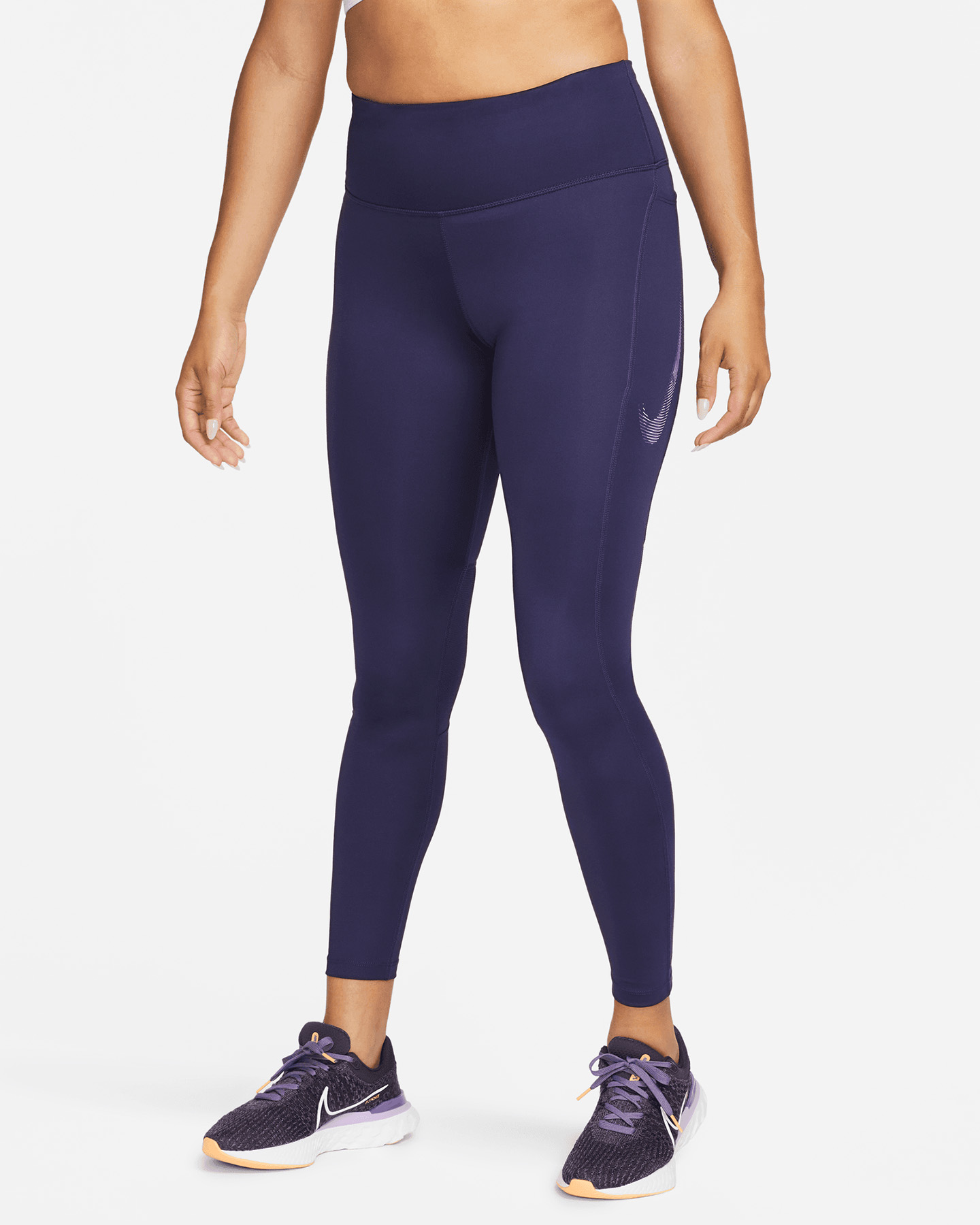 Fuseaux running NIKE DRI FIT FAST 7/8 W - Blu - 0 | Cisalfa Sport