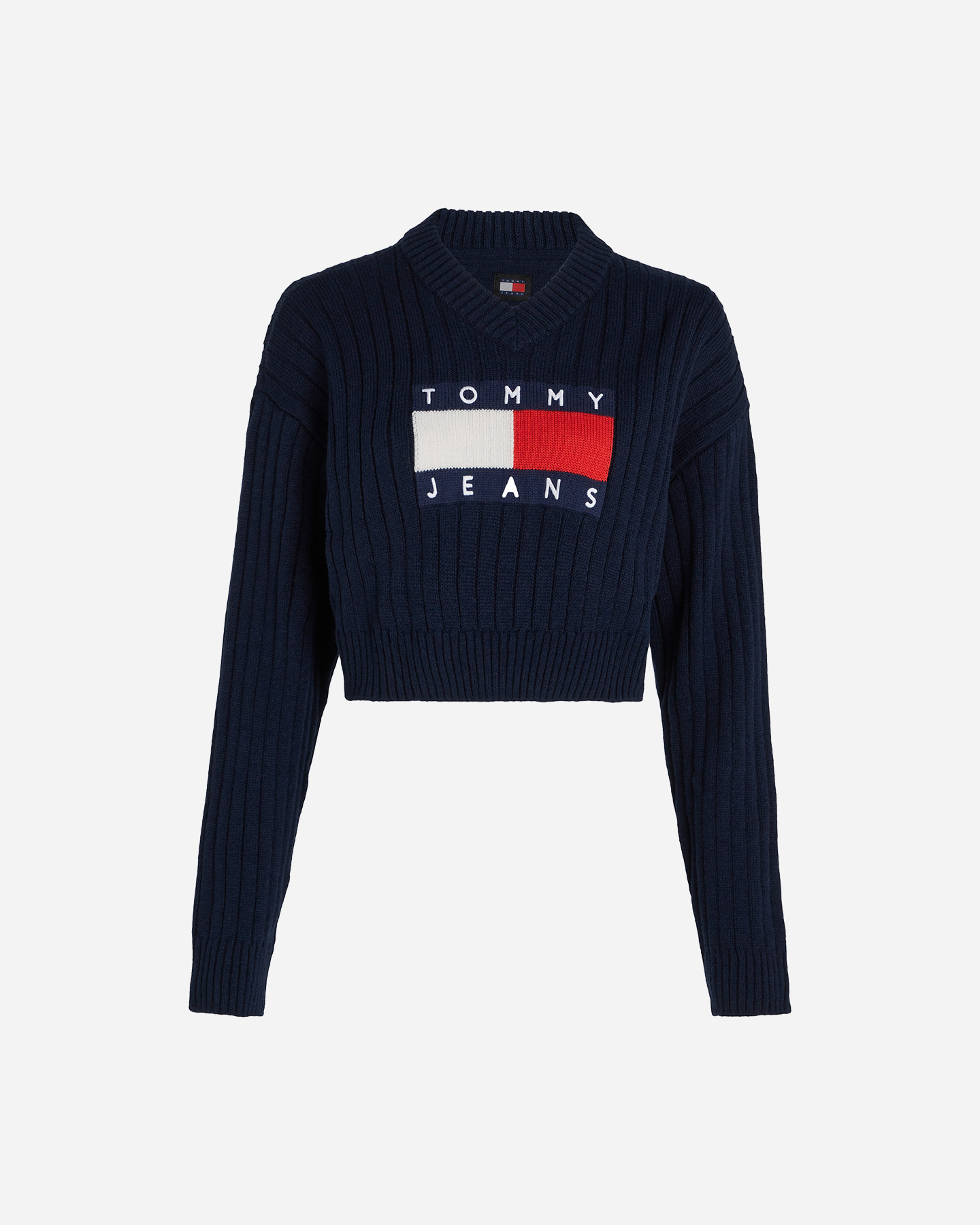 Maglione TOMMY HILFIGER BOXY CENTER FLAG W - 0 | Cisalfa Sport