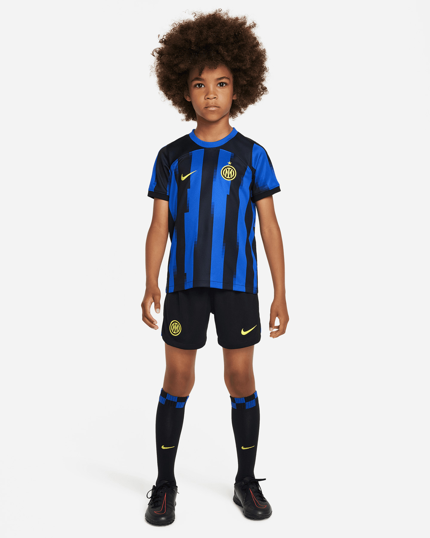 Abbigliamento calcio ufficiale NIKE INTER HOME 23-24 JR - Color mix - 0 | Cisalfa Sport