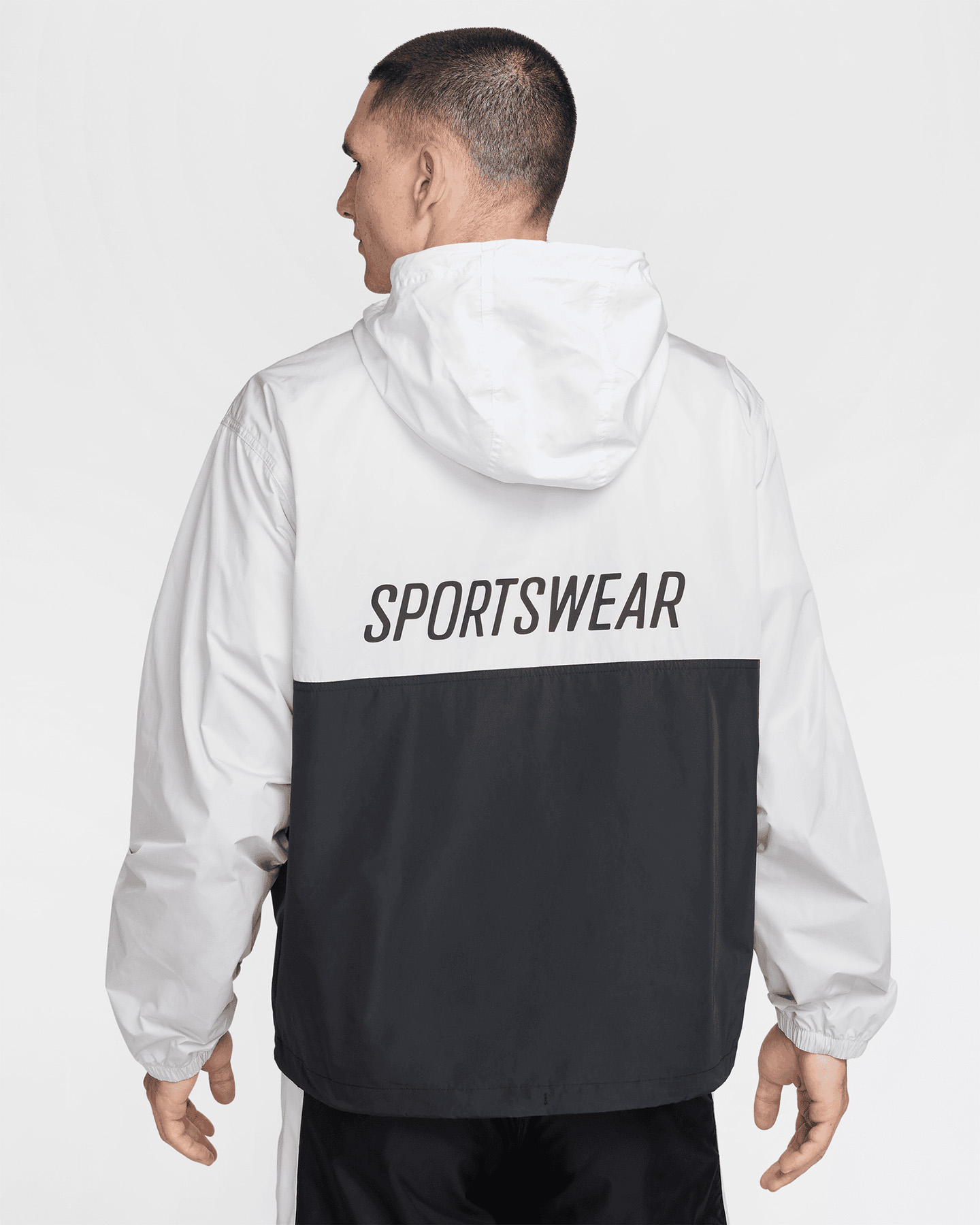 Felpa NIKE CLUB ANORAK M - Nero - 1 | Cisalfa Sport