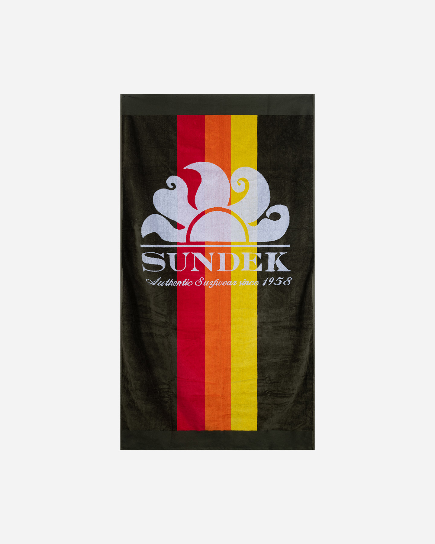 Telo mare SUNDEK RAINBOW LOGO - Verde - 0 | Cisalfa Sport
