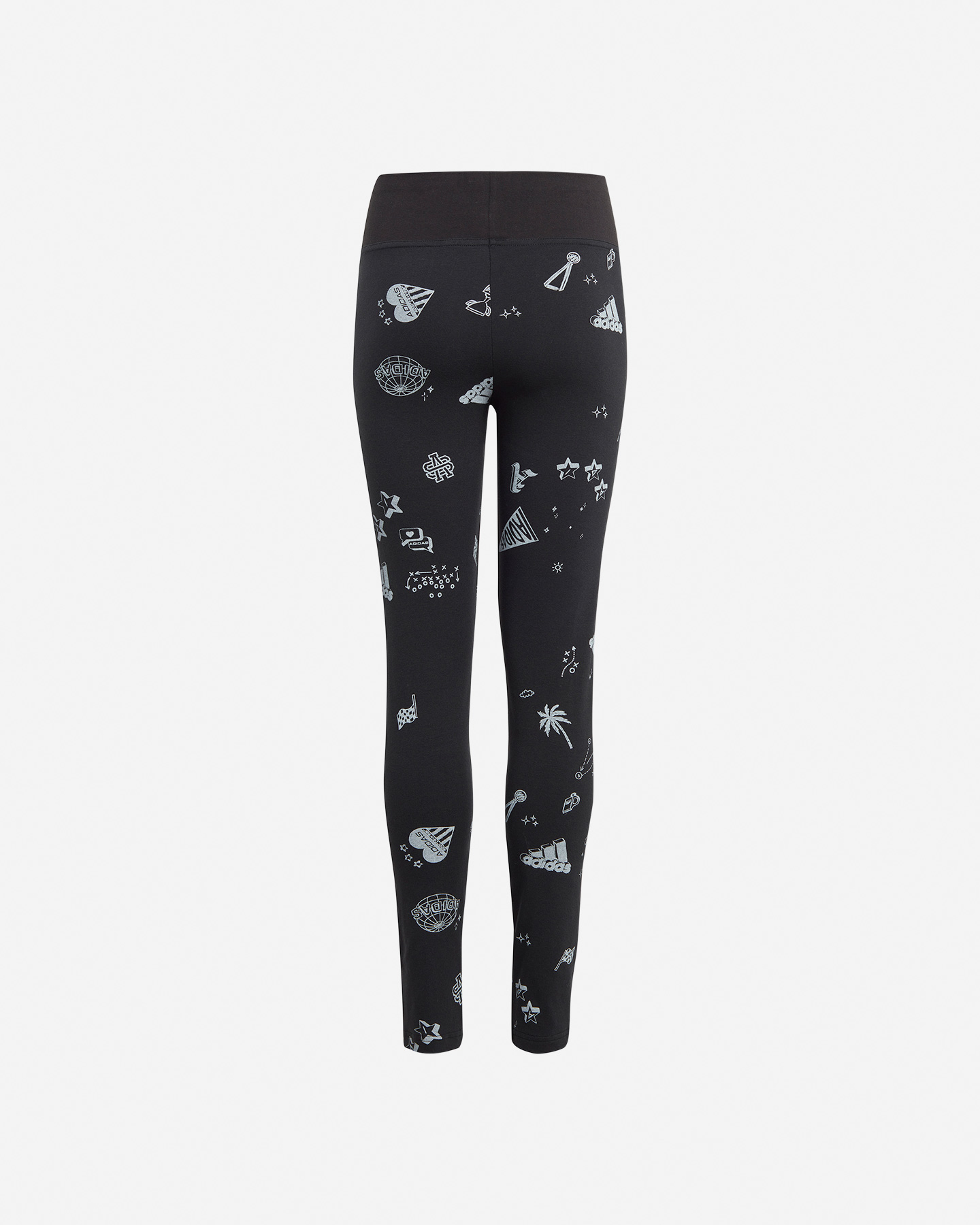 Leggings ADIDAS ALL OVER JR - Nero - 1 | Cisalfa Sport