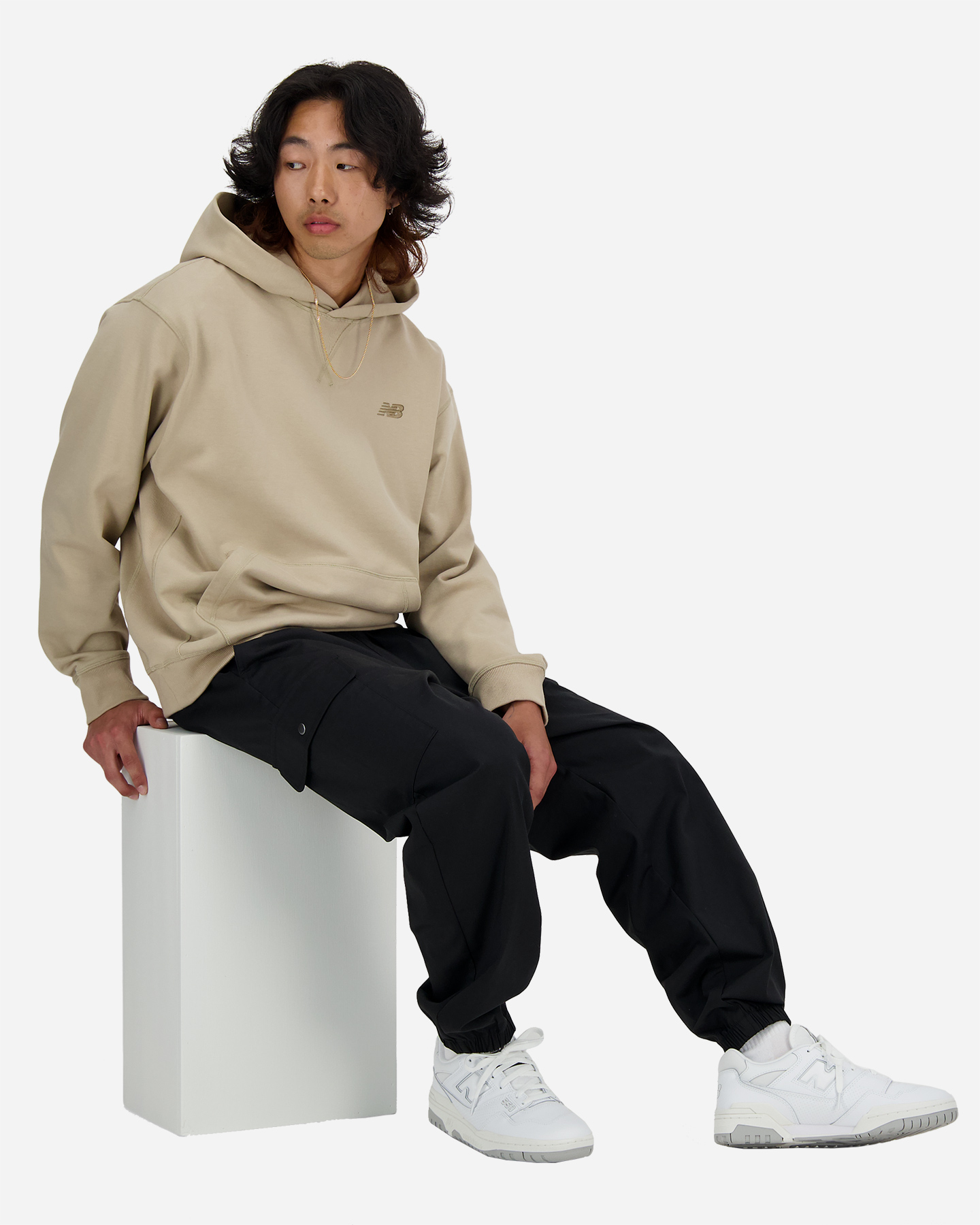 Pantalone NEW BALANCE TWILL CARGO M - Nero - 4 | Cisalfa Sport
