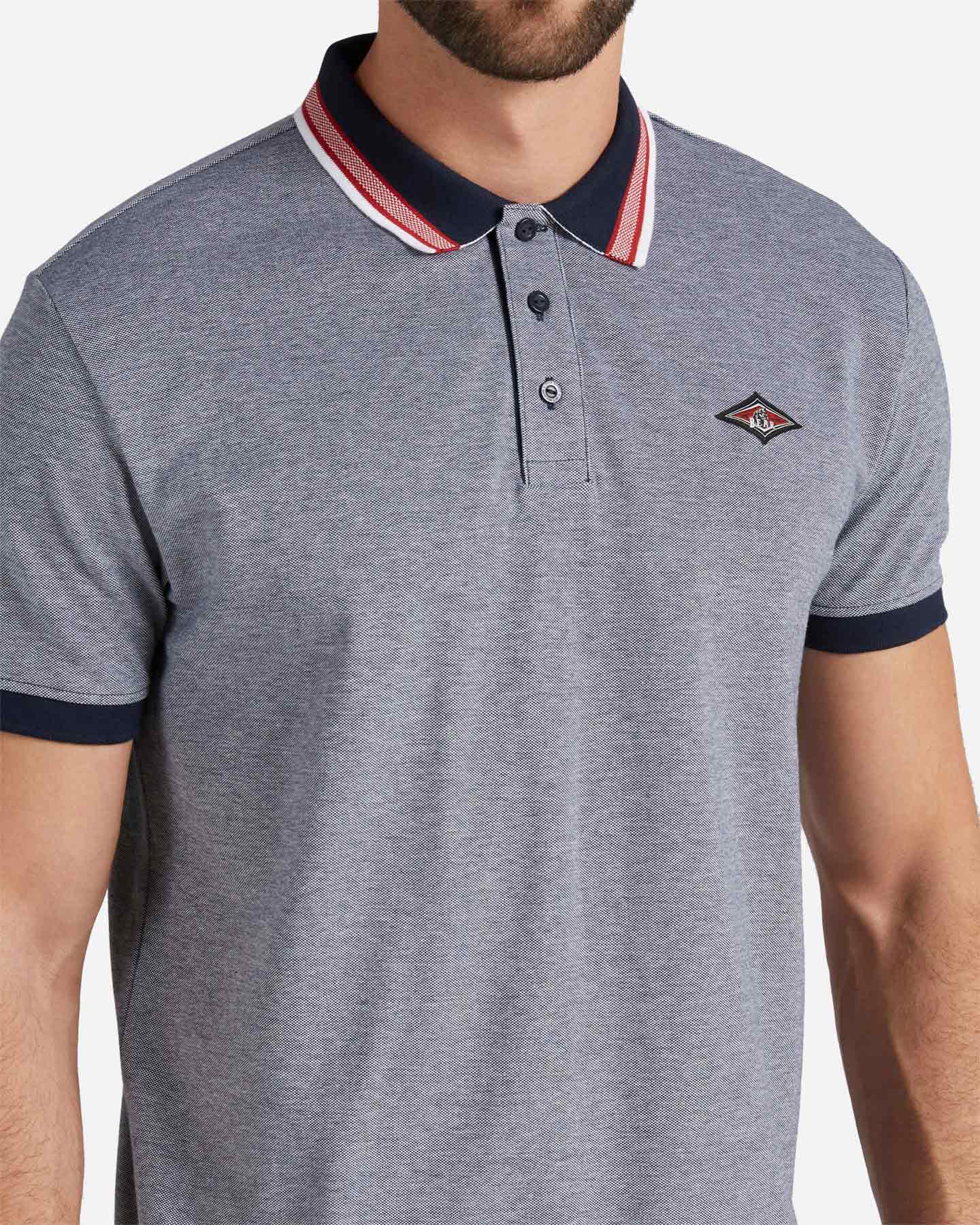 Polo BEAR HERITAGE M - Blu - 4 | Cisalfa Sport