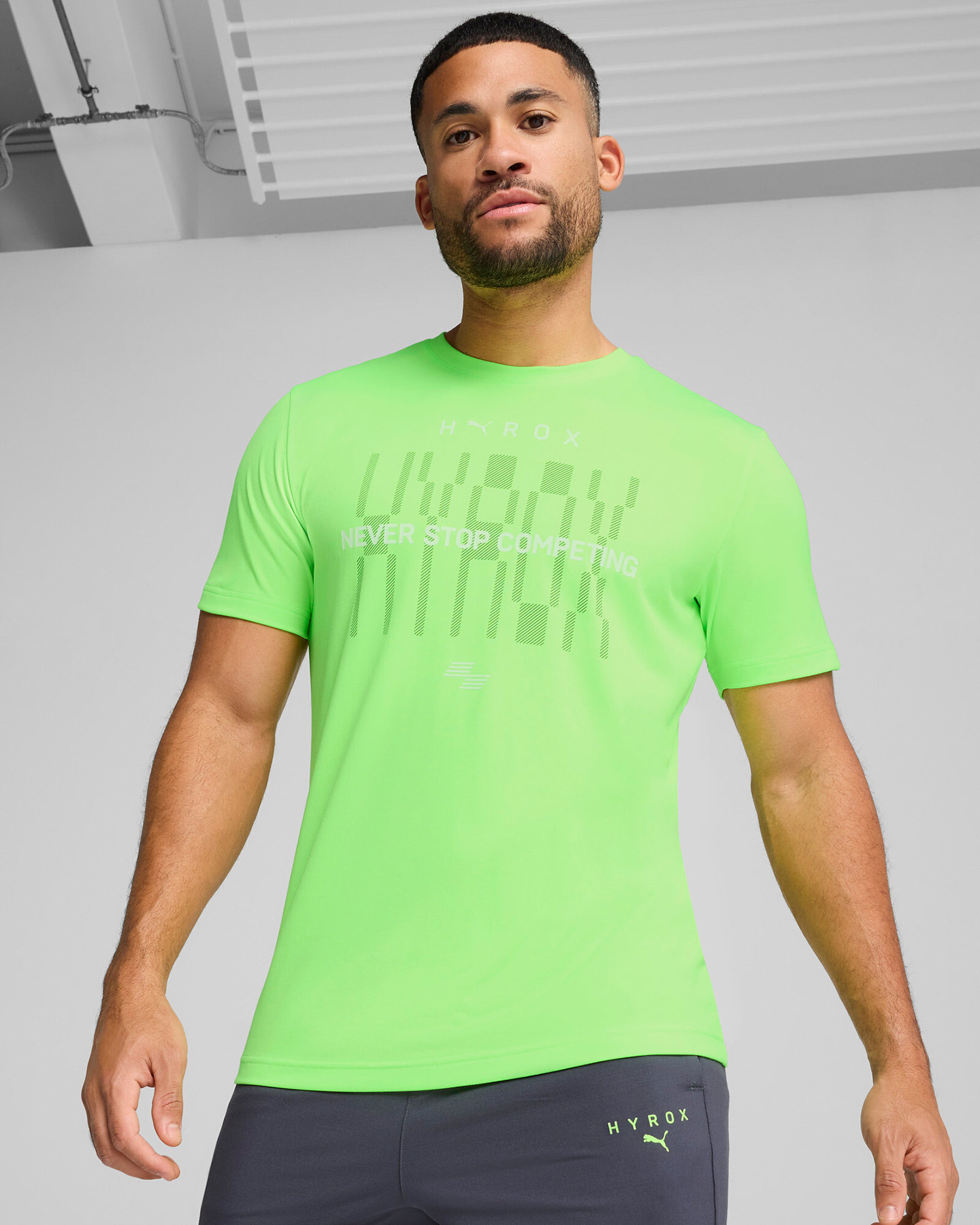 T-shirt training PUMA HYROX M - Verde - 2 | Cisalfa Sport