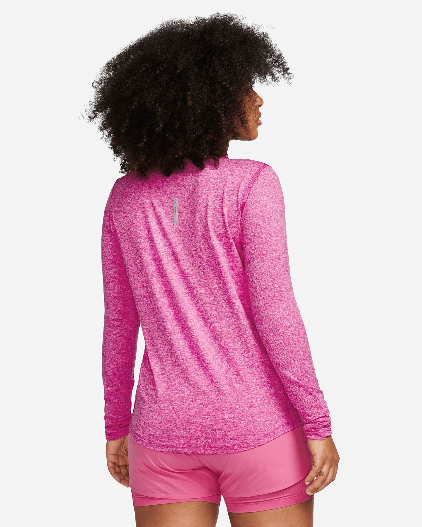 Maglia running NIKE DRI FIT ELEMENT W - Rosa - 1 | Cisalfa Sport