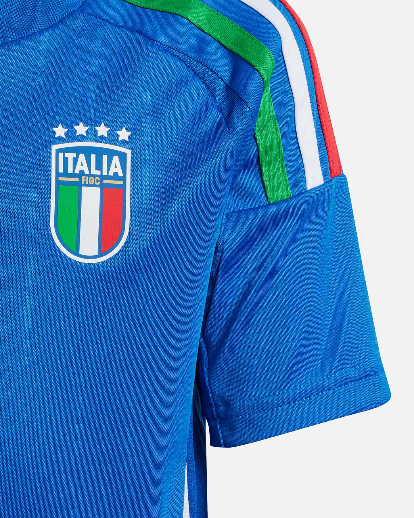Abbigliamento calcio ufficiale ADIDAS ITALIA FIGC HOME JR - Blu - 3 | Cisalfa Sport