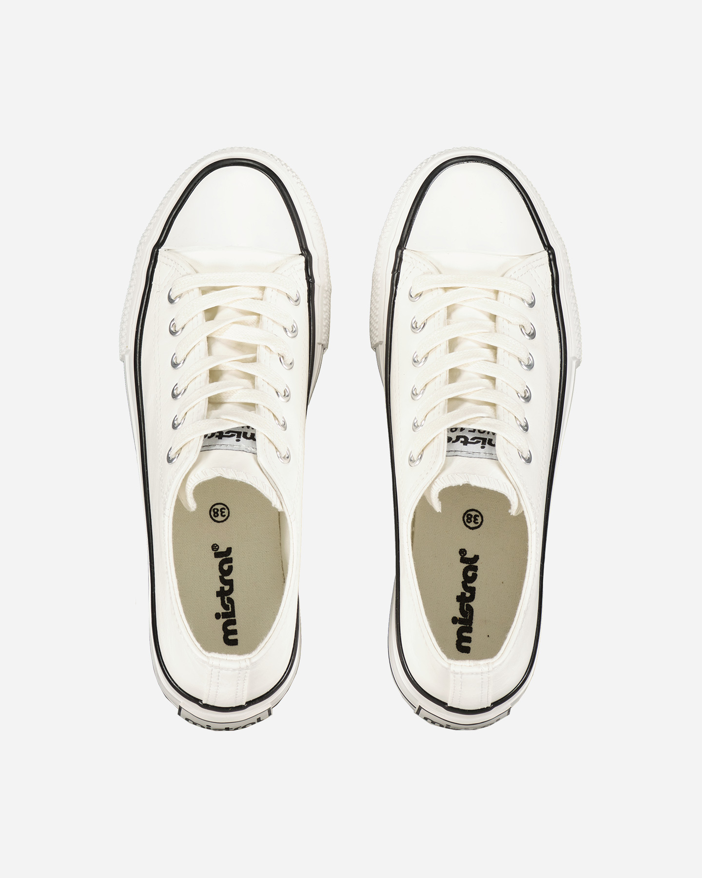 Scarpe sneakers MISTRAL STRIPES PLAT MID 2.0 W - Bianco - 3 | Cisalfa Sport