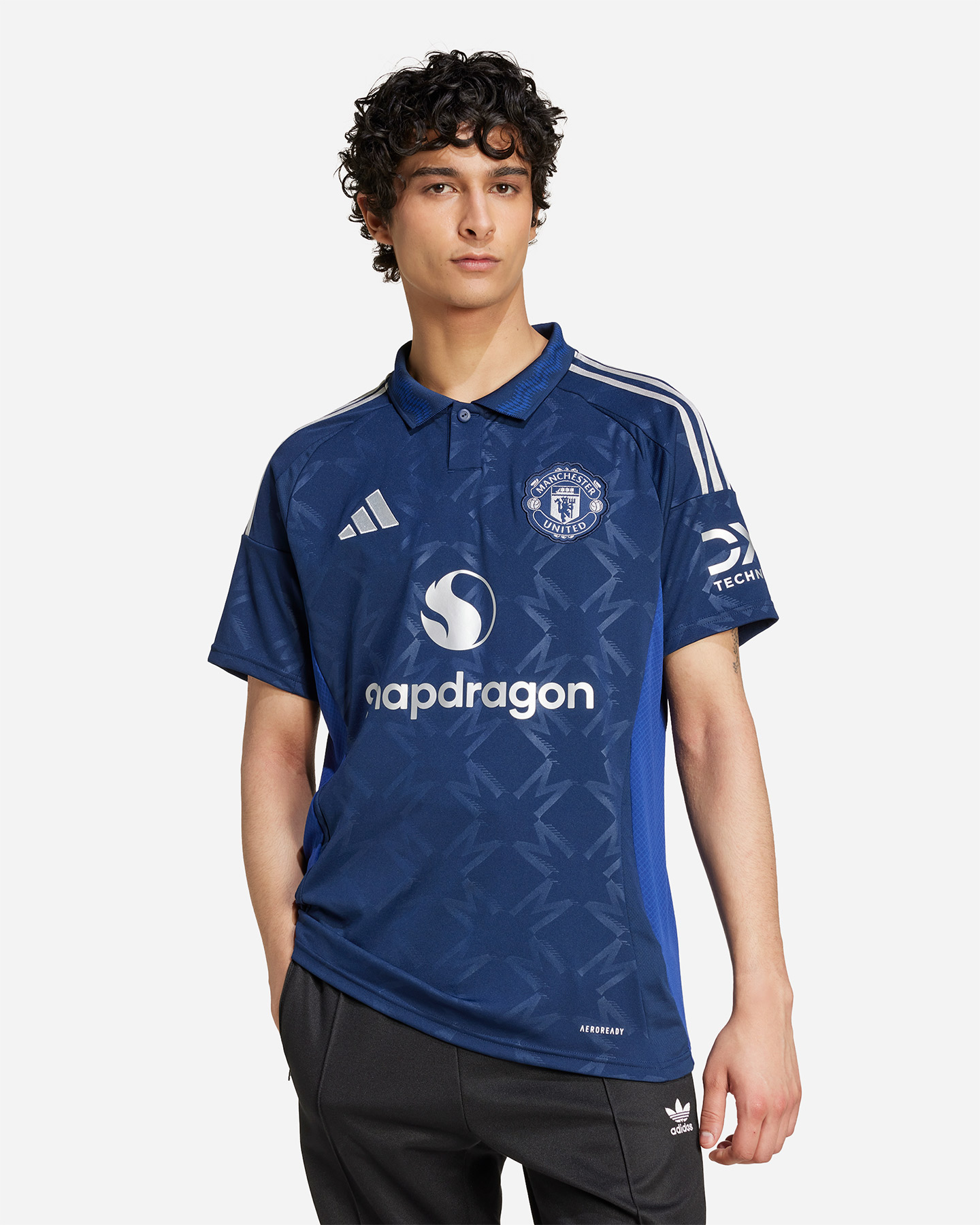 Maglia calcio ufficiale ADIDAS MANCHESTER UNITED AWAY 24-25 M - Color mix - 2 | Cisalfa Sport