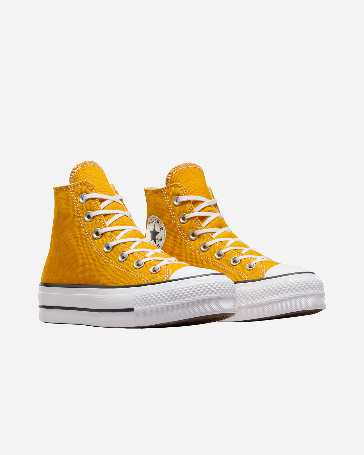 Scarpe sneakers CONVERSE CHUCK TAYLOR ALL STAR LIFT HIGH CANVAS W - Giallo - 1 | Cisalfa Sport