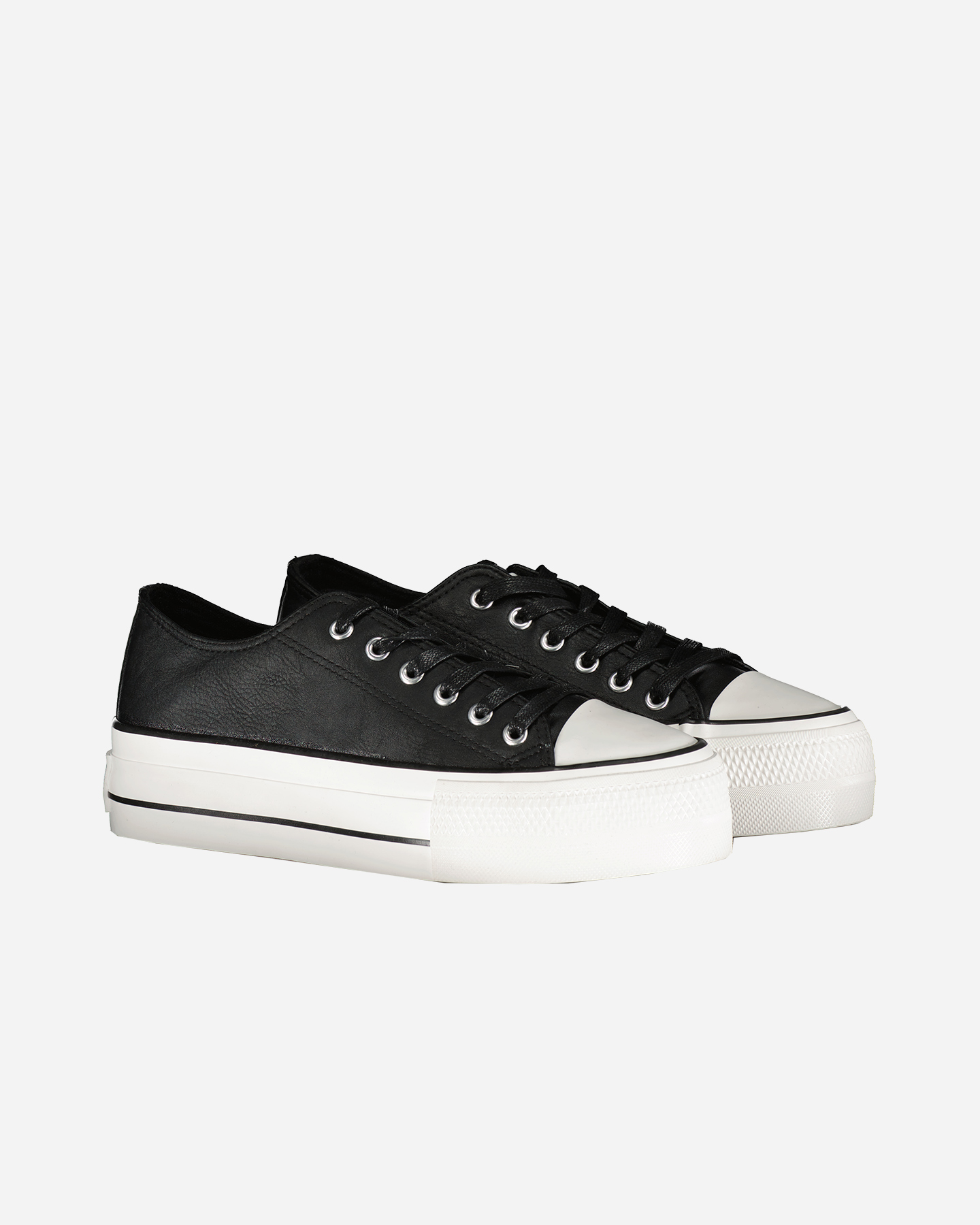 Scarpe sneakers MISTRAL STRIPES PLAT MID 2.0 W - Nero - 1 | Cisalfa Sport