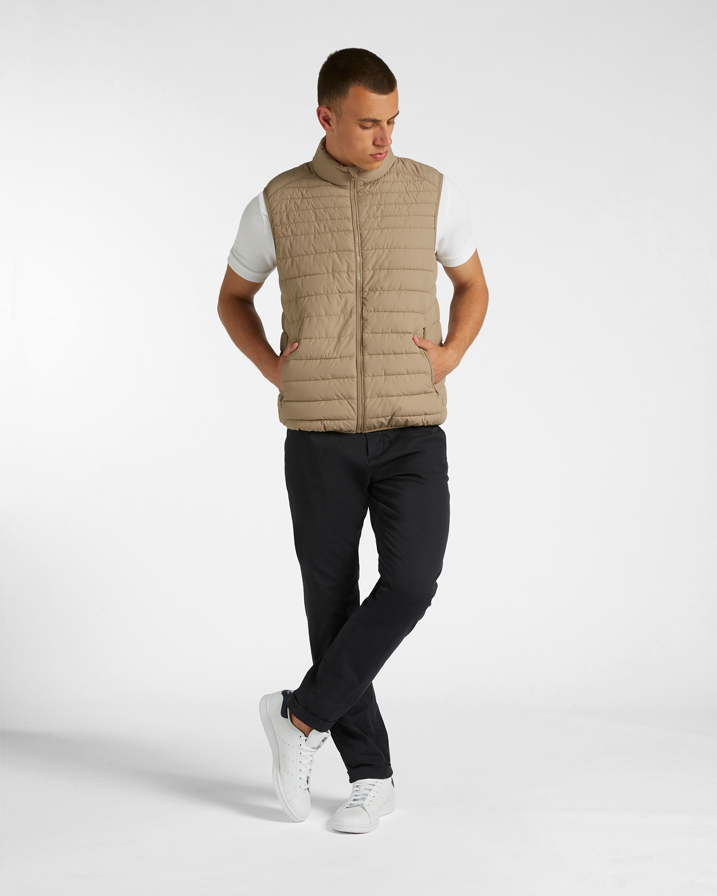 Gilet DACK'S BASIC COLLECTION M - Beige - 1 | Cisalfa Sport