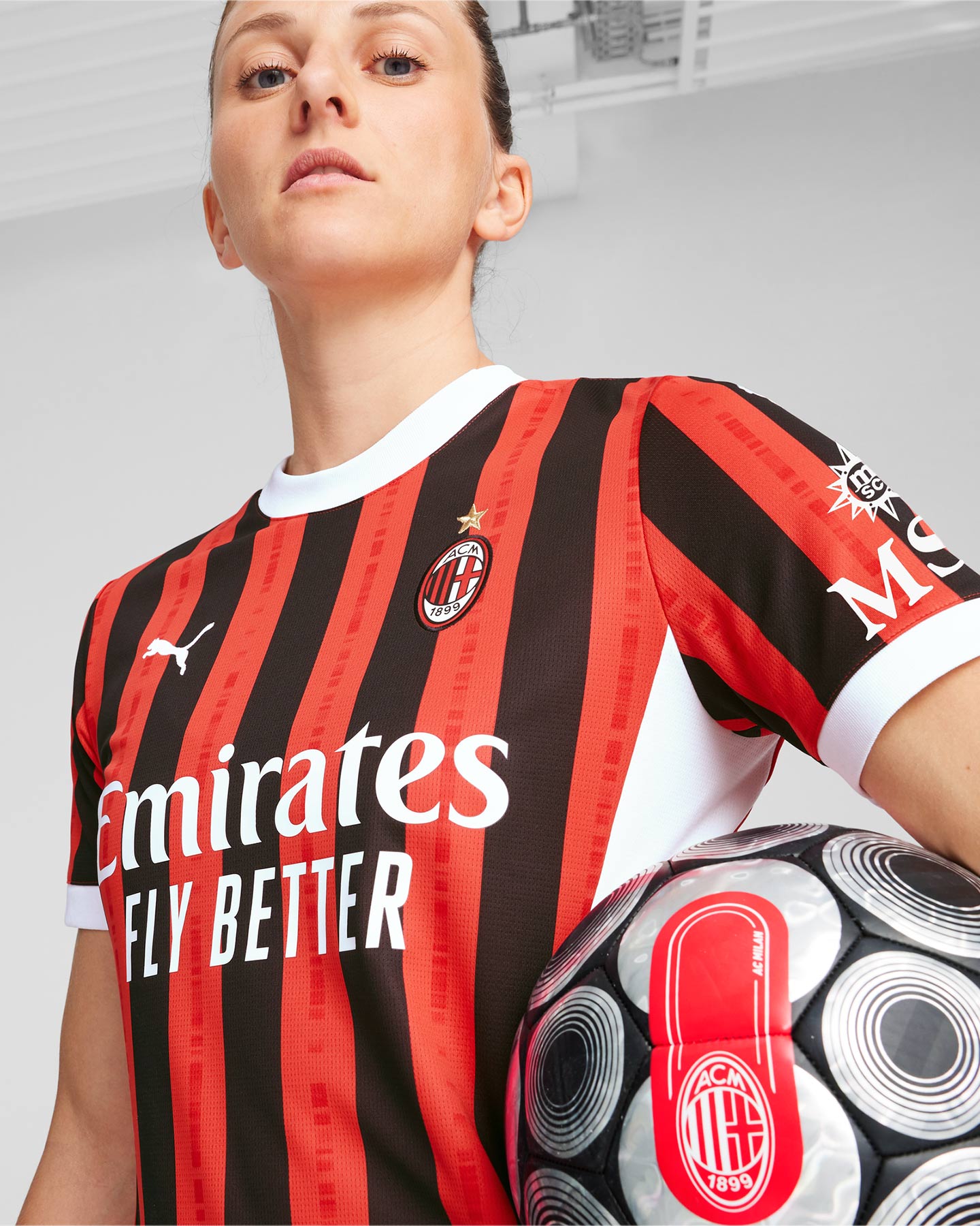 Maglia calcio ufficiale PUMA MILAN HOME REPLICA 24-25 W - 4 | Cisalfa Sport