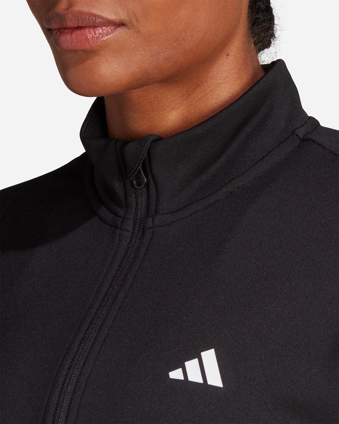 Felpa training ADIDAS 3STRIPES W - Nero - 4 | Cisalfa Sport