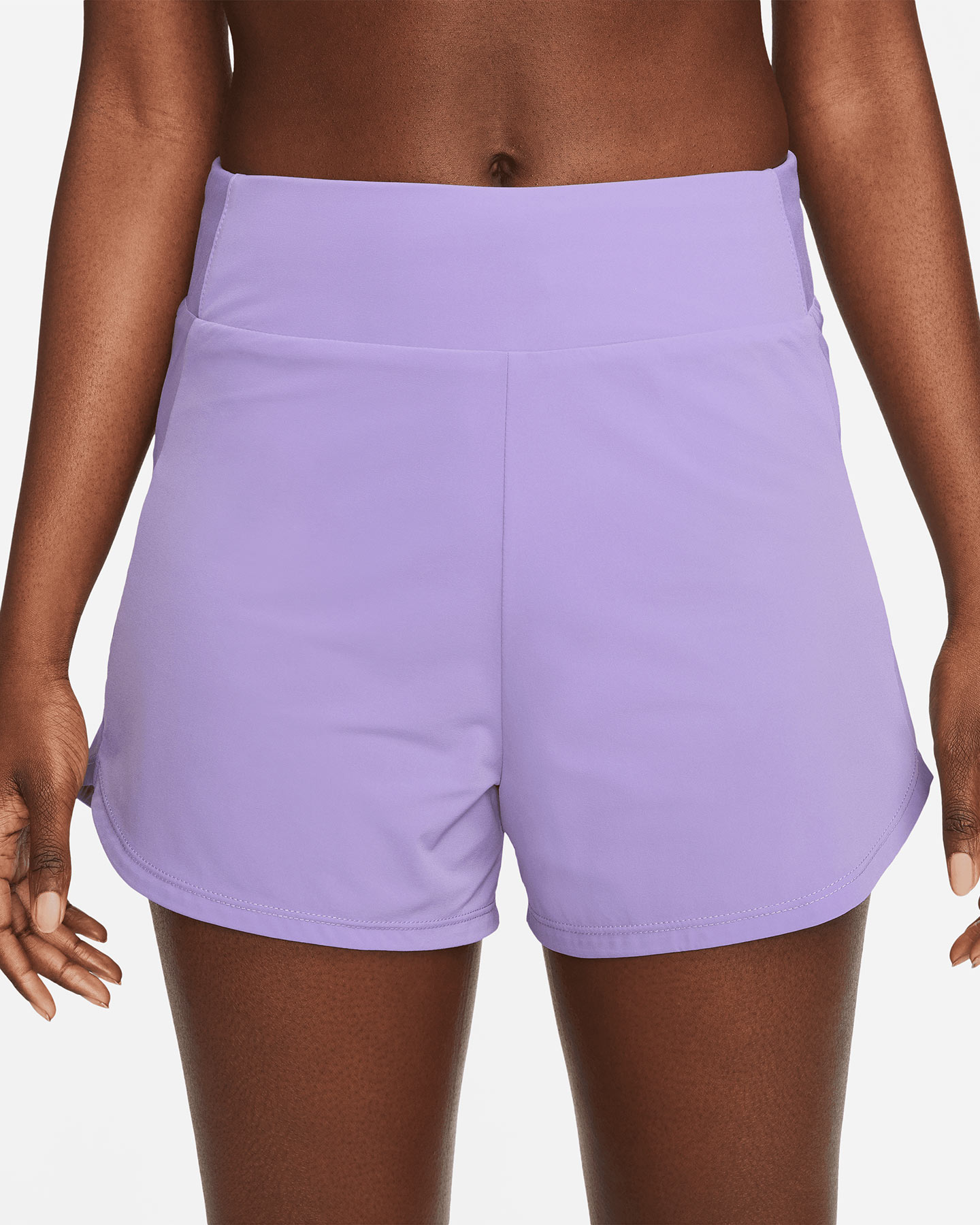 Short running NIKE BLISS DRI FIT HR 3IN W - Viola - 2 | Cisalfa Sport