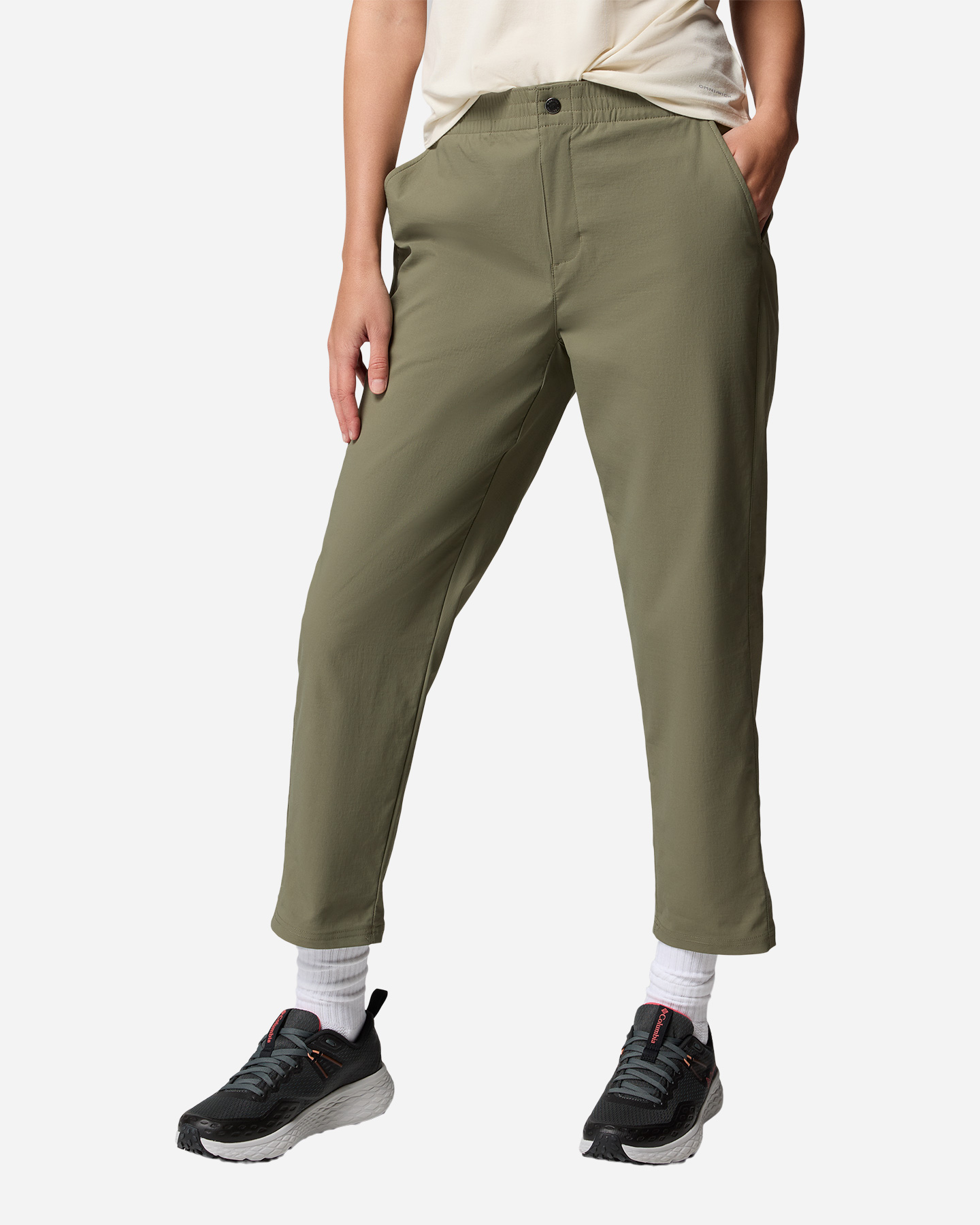 Pantalone outdoor COLUMBIA CEDAR CREST W - Verde - 2 | Cisalfa Sport