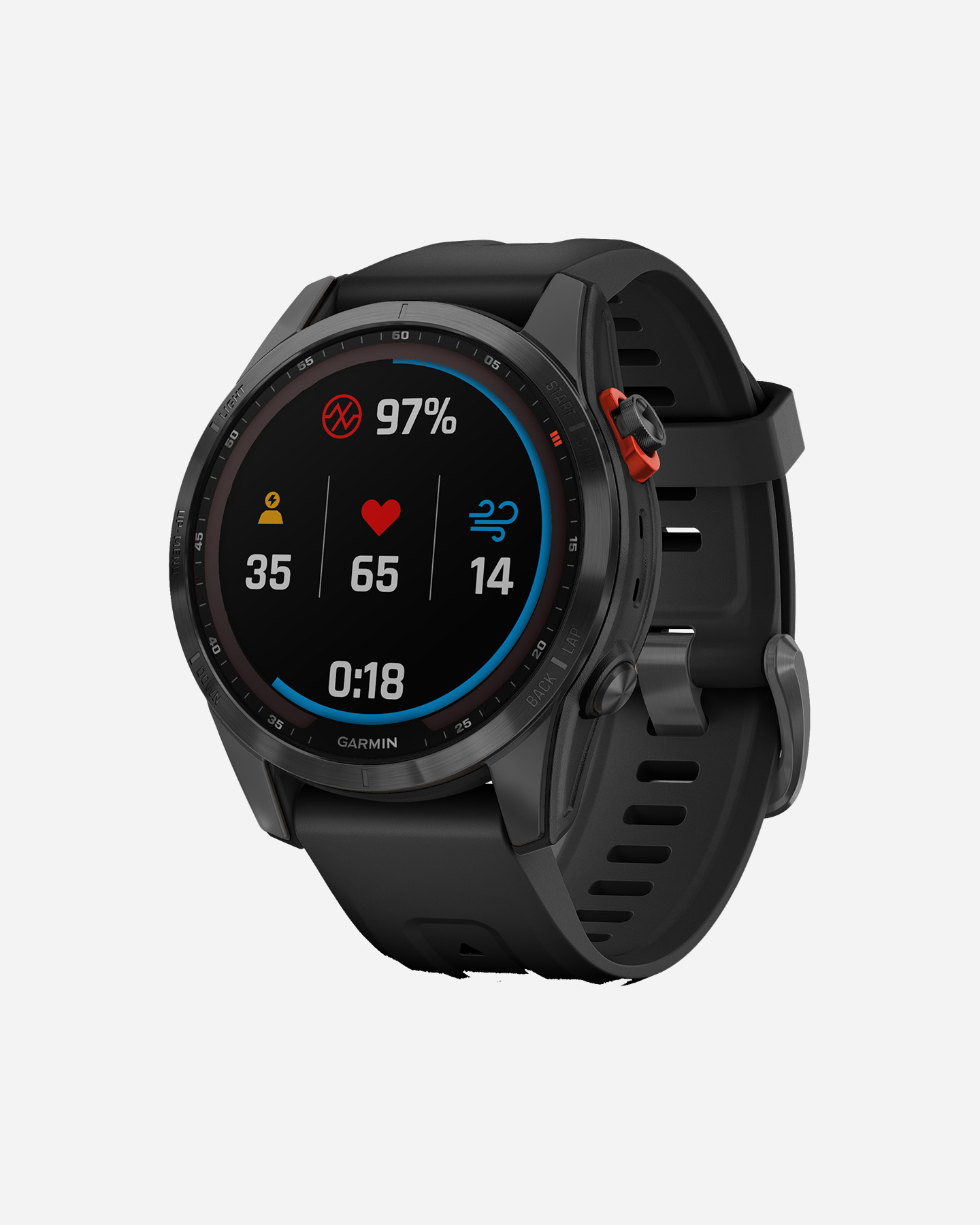 Orologio multifunzione GARMIN FENIX 7S SOLAR - Grigio - 2 | Cisalfa Sport