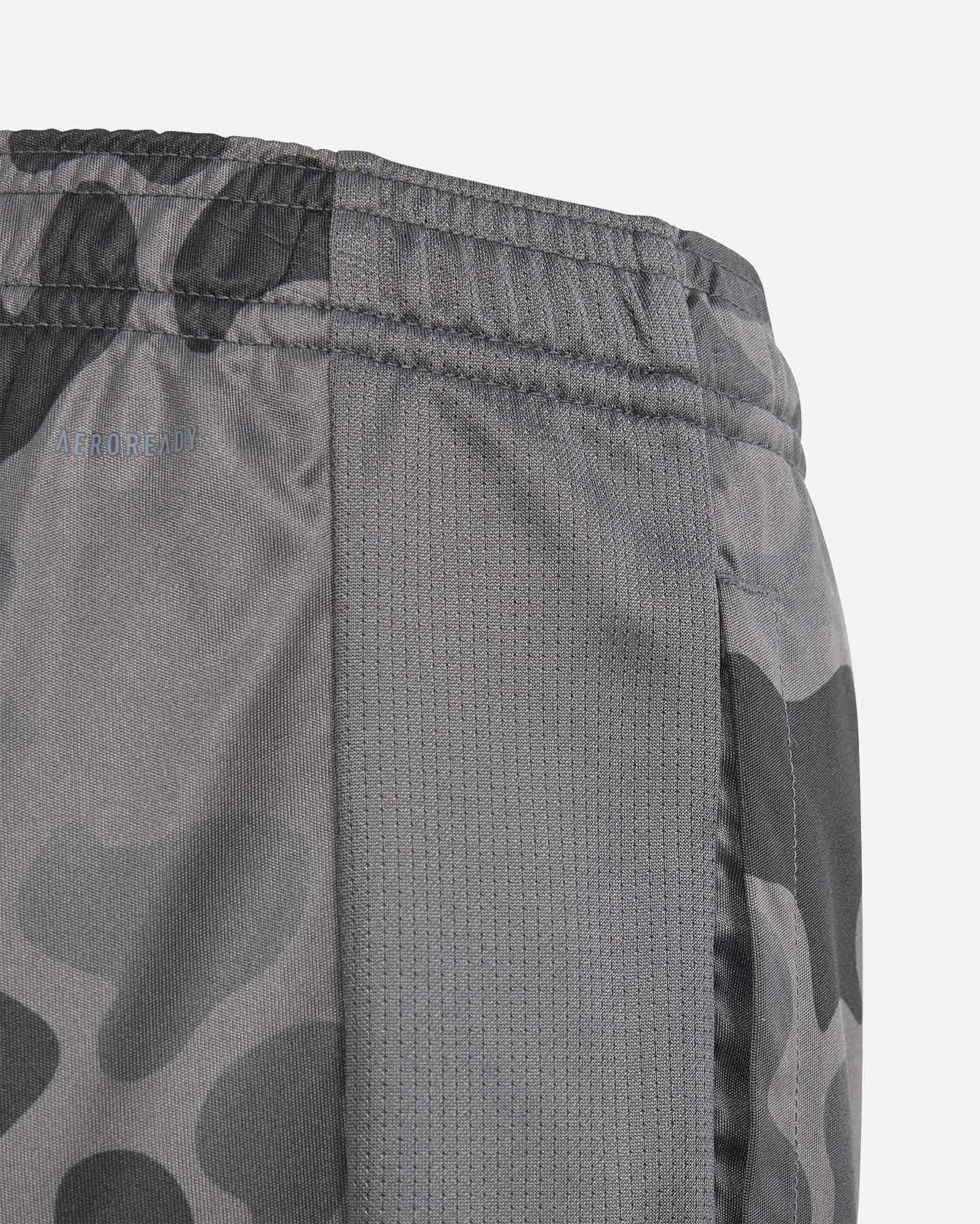 Pantaloncini ADIDAS BOY CAMOU JR - Grigio - 4 | Cisalfa Sport