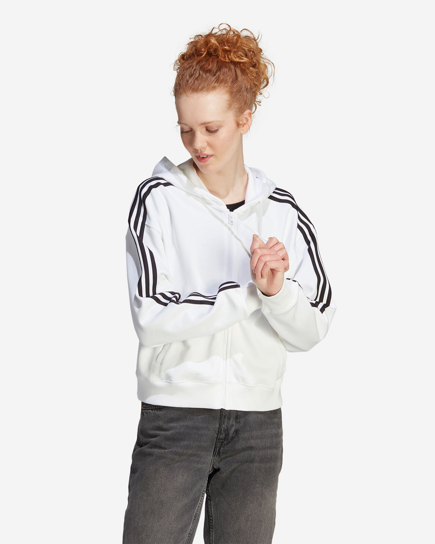Felpa ADIDAS ESSENTIAL W - Bianco - 1 | Cisalfa Sport