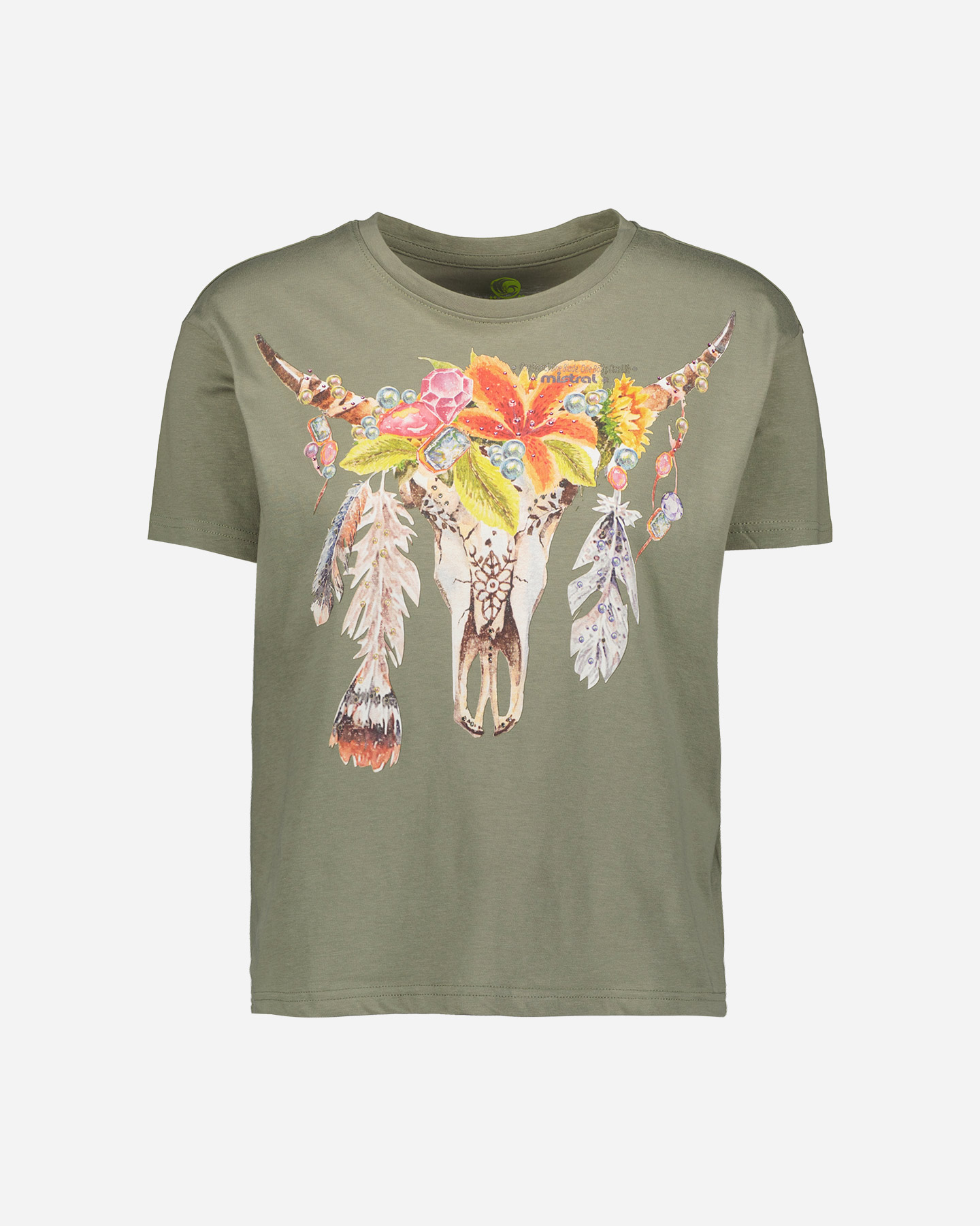 T-shirt MISTRAL ETNIC COLLECTION W - Verde - 5 | Cisalfa Sport