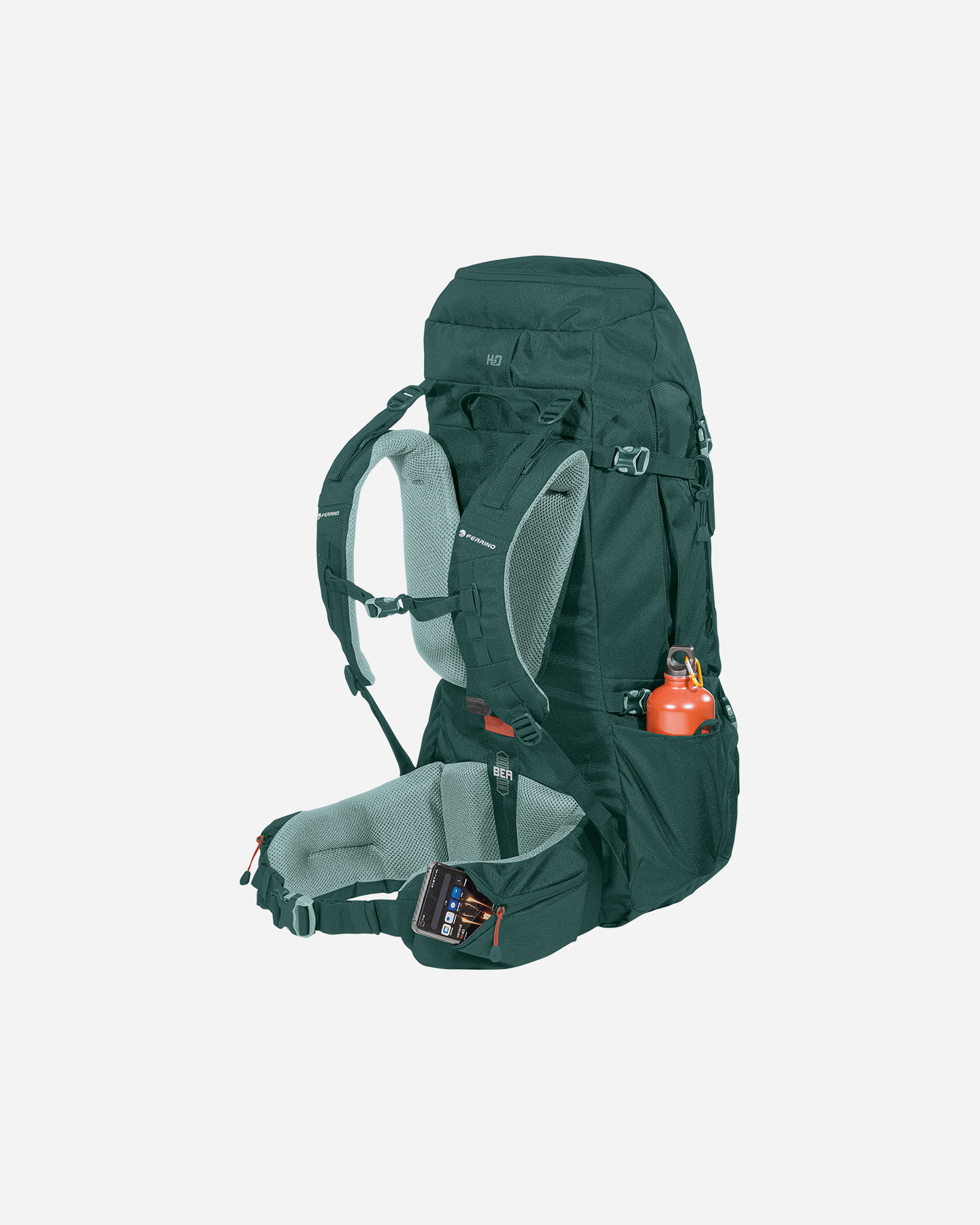 Zaino trekking FERRINO APPALACHIAN 75 - Verde - 5 | Cisalfa Sport