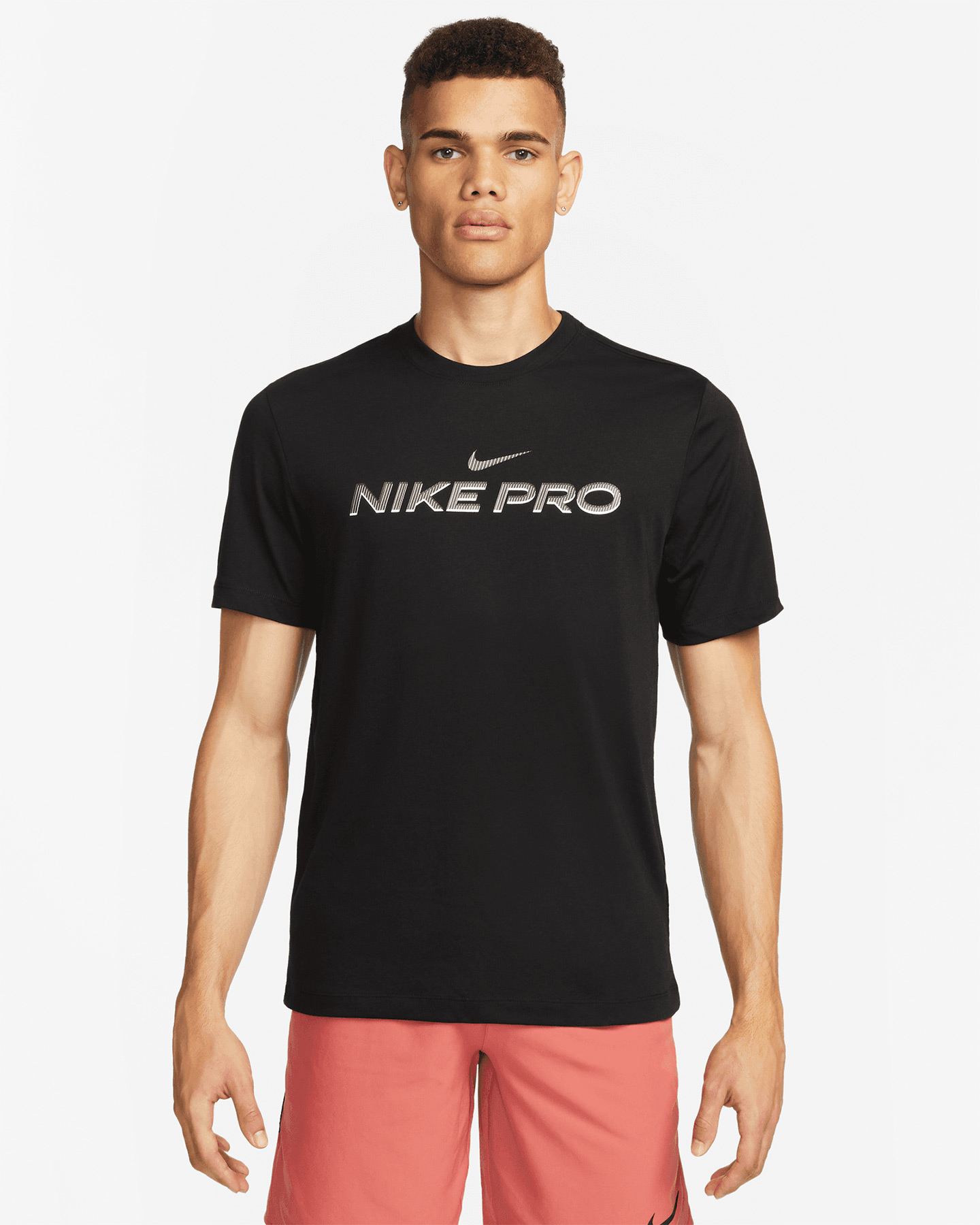 T-shirt training NIKE DRI FIT PRO M - Nero - 0 | Cisalfa Sport