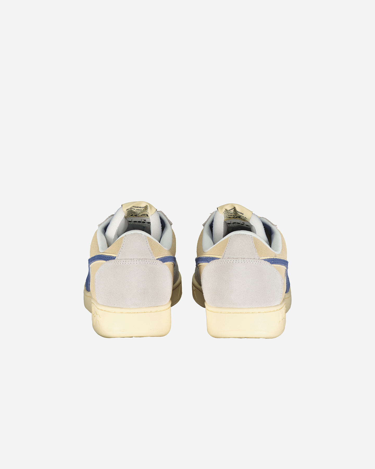 Scarpe sneakers DIADORA MAGIC BASKET LOW SUEDE LEATHER M - Bianco - 4 | Cisalfa Sport