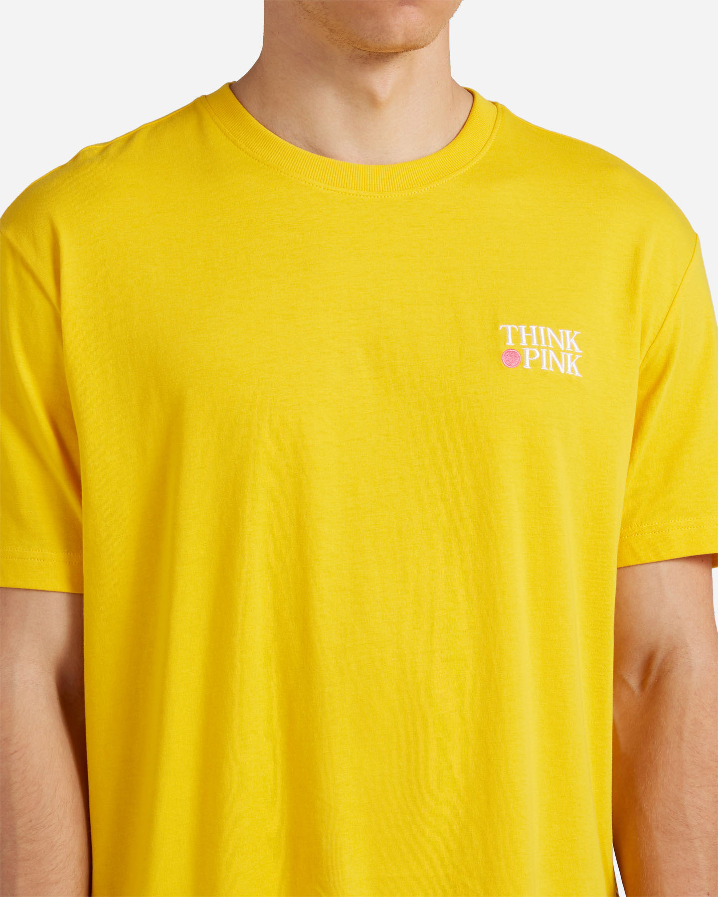 T-shirt THINK PINK LIFE IS A TRIP M - Giallo - 4 | Cisalfa Sport