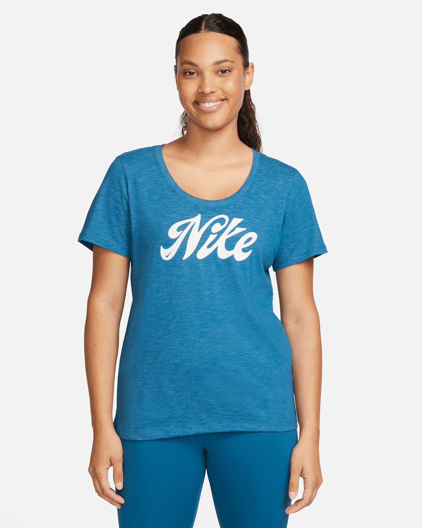 T-shirt training NIKE BIG LOGO W - Blu royal - 0 | Cisalfa Sport