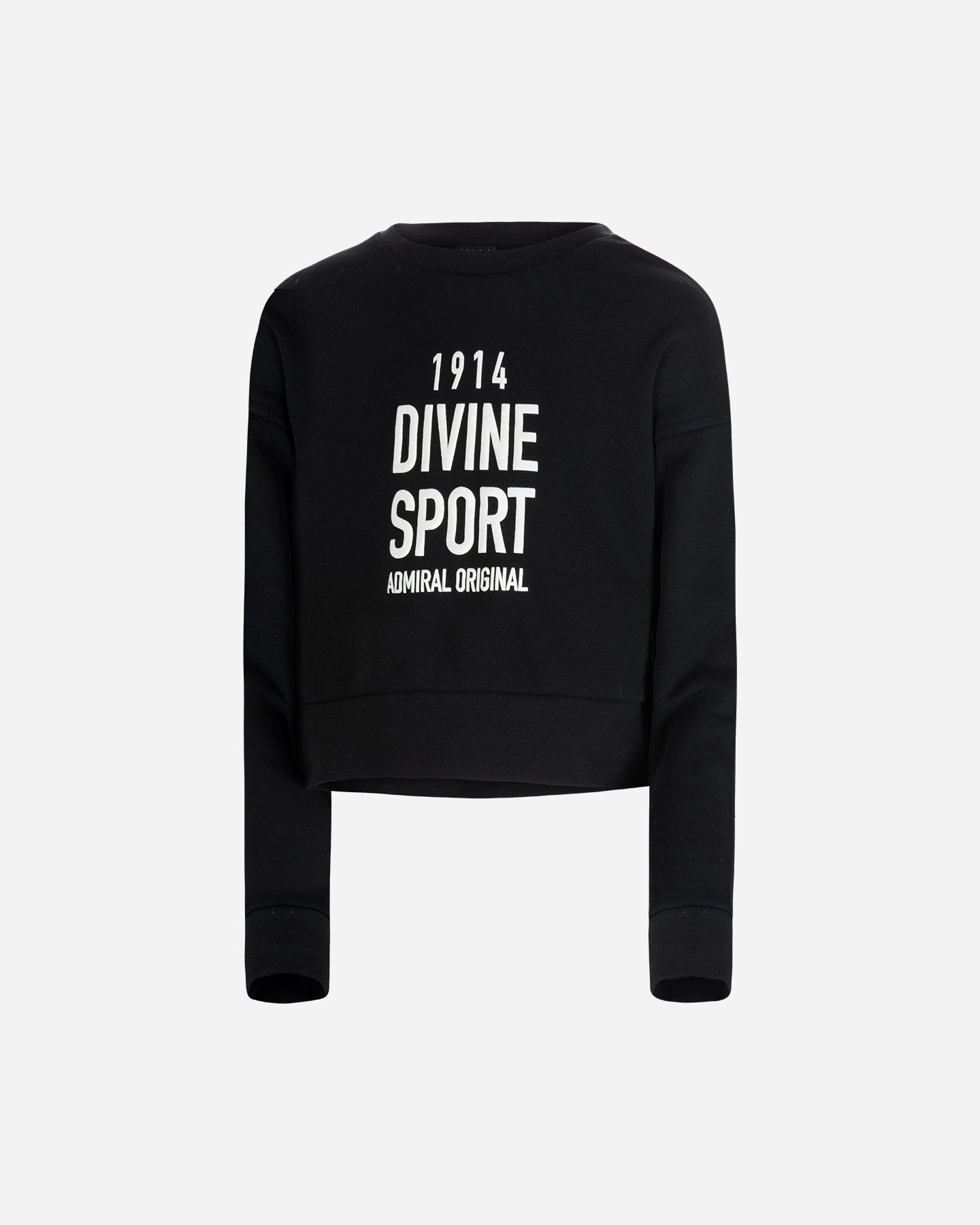 Felpa ADMIRAL GRAPHIC LOGO JR - Nero - 0 | Cisalfa Sport
