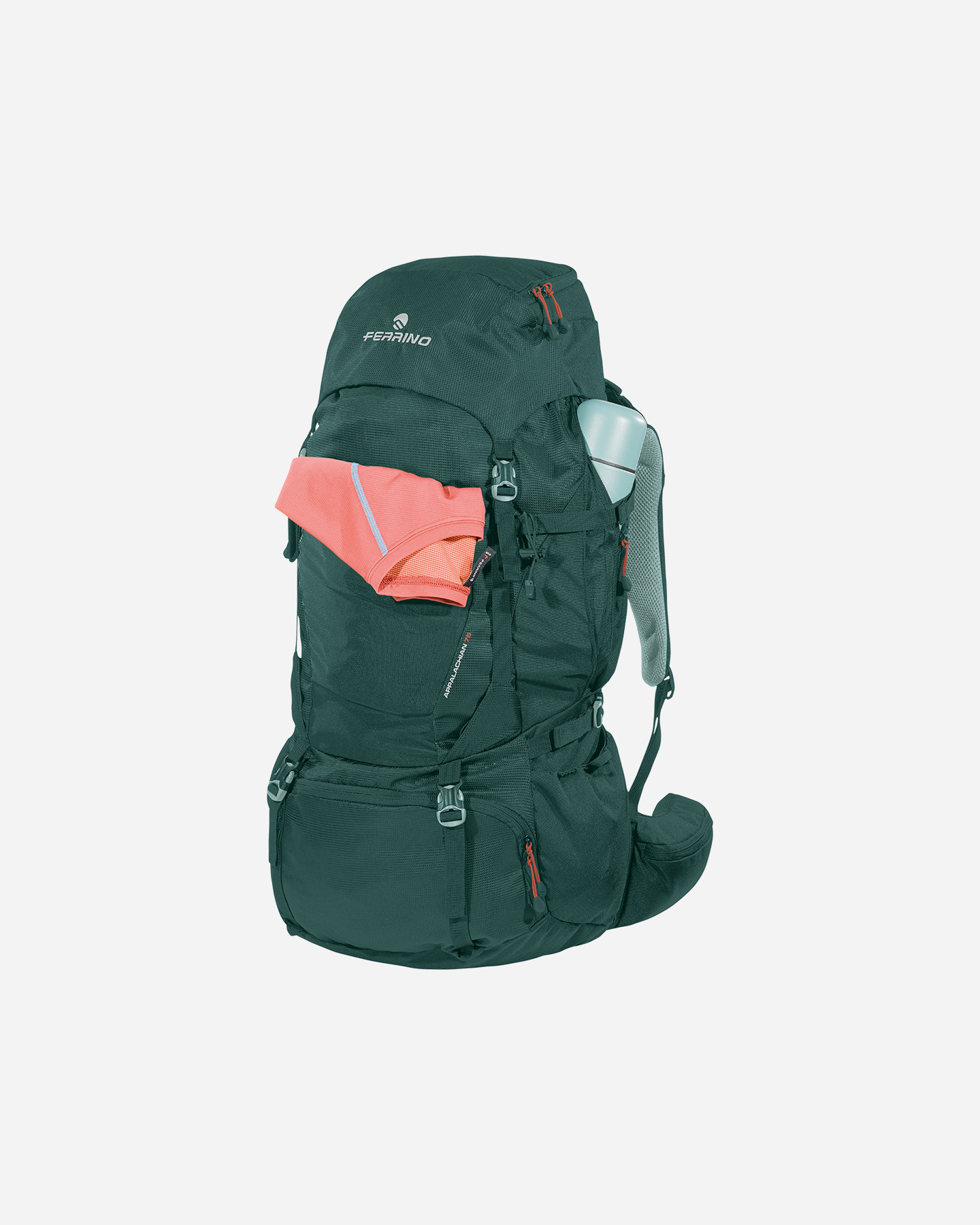 Zaino trekking FERRINO APPALACHIAN 75 - Verde - 1 | Cisalfa Sport