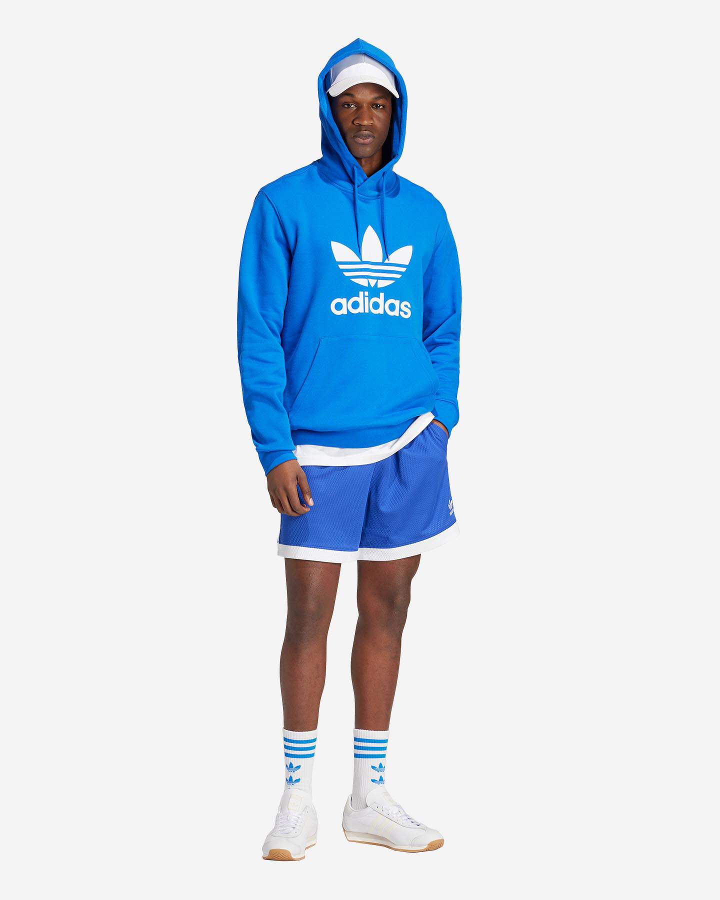 Felpa ADIDAS TREFOIL M - Blu - 3 | Cisalfa Sport
