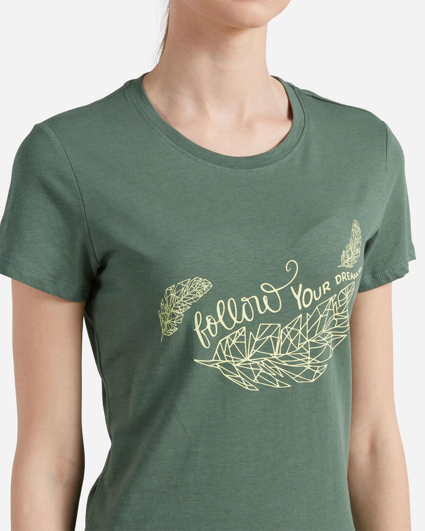 T-shirt 8848 MOUNTAIN ESSENTIAL W - Verde - 4 | Cisalfa Sport