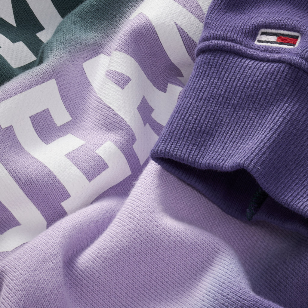 Felpa TOMMY HILFIGER COLOR BLOCK M - Viola - 2 | Cisalfa Sport