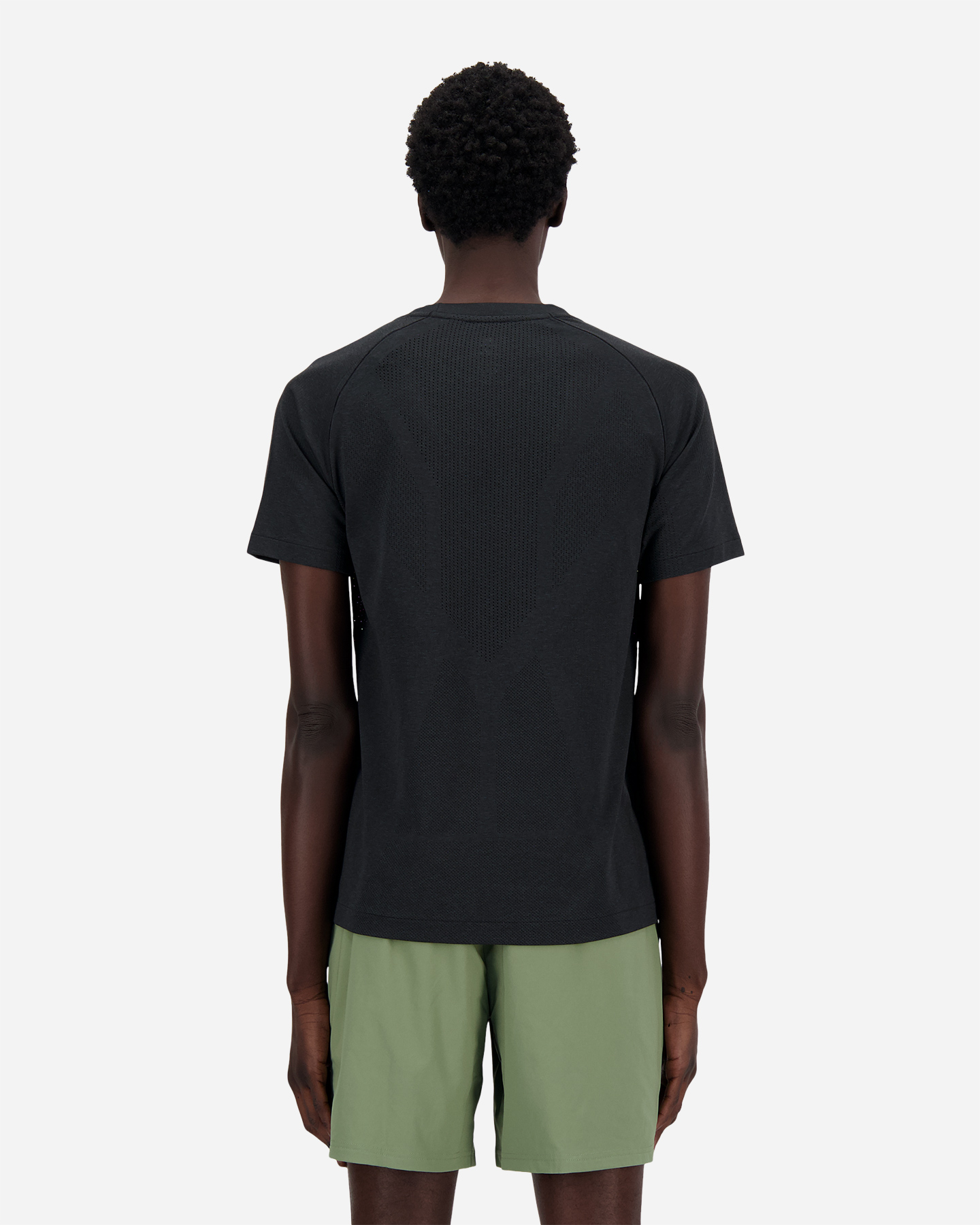 T-shirt running NEW BALANCE ATHLETICS SEAMLESS M - Nero - 2 | Cisalfa Sport